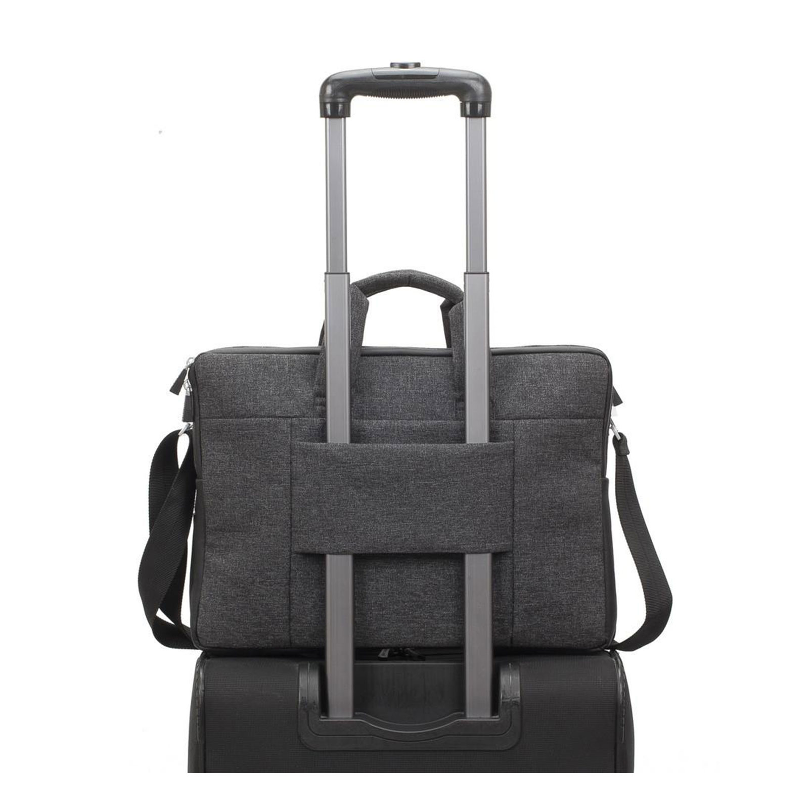 Rivacase 8831 Business-Tasche Lantau 15.6", black mélange (Passend für MacBook Pro 16)
