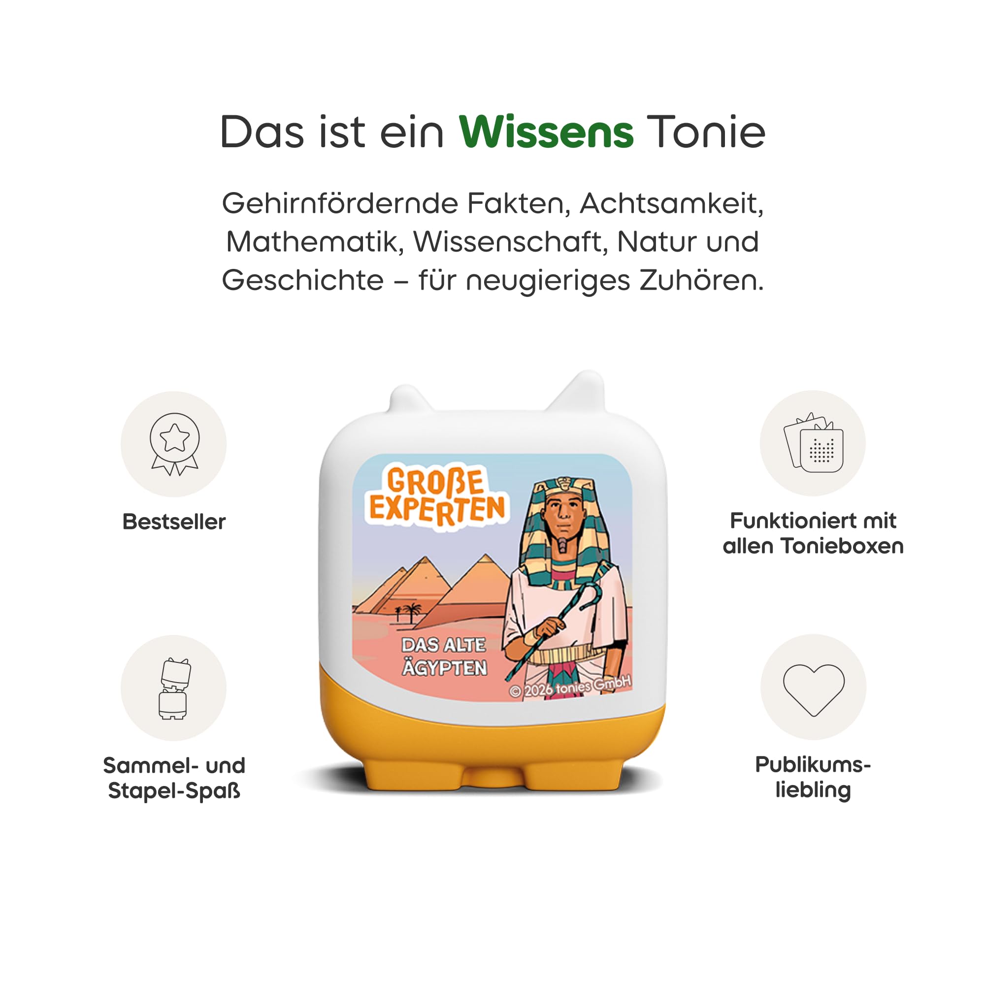 tonies Hörfigur für Toniebox, GROßE Experten – Das alte Ägypten