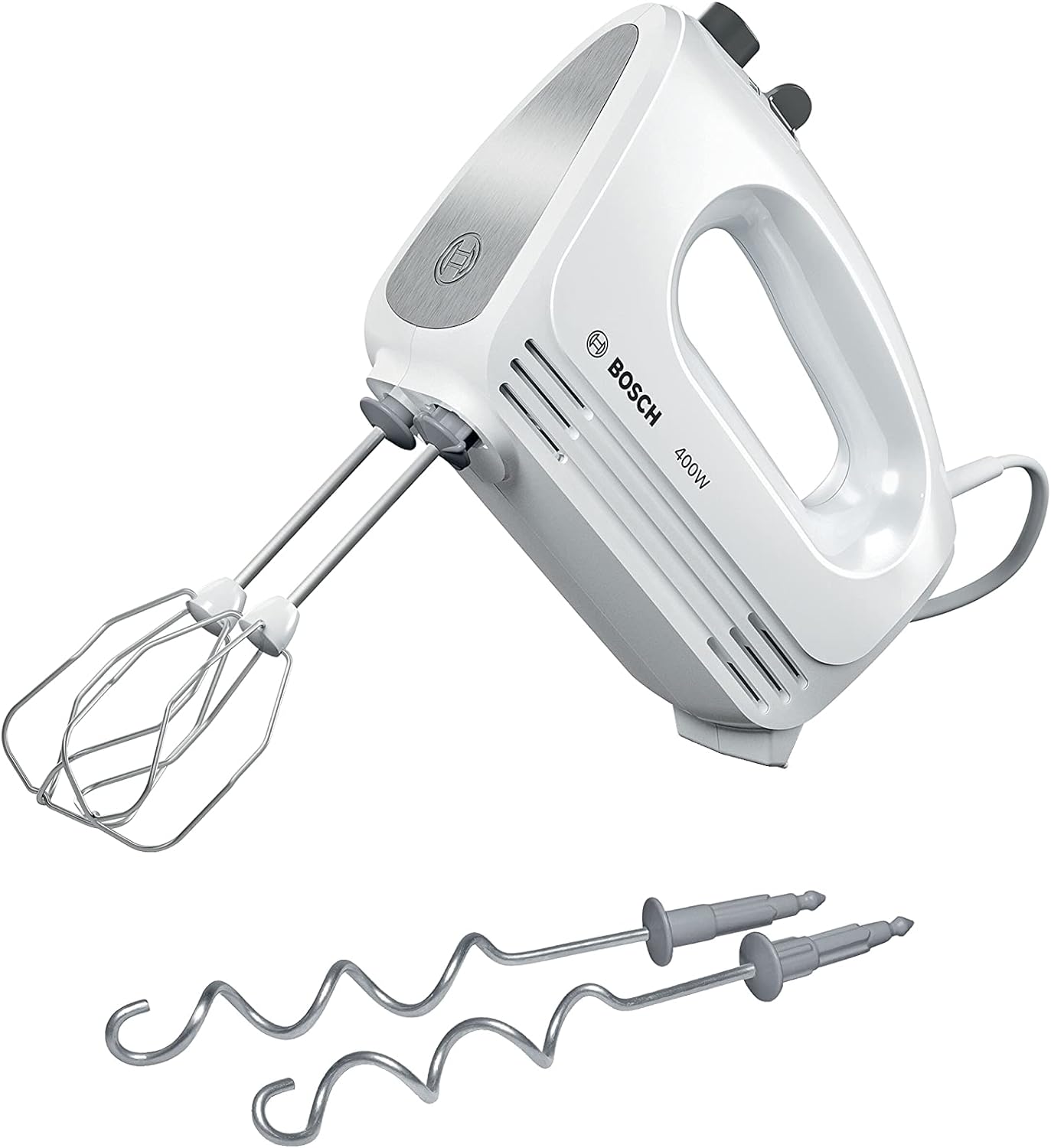 Bosch MFQ24200 CleverMixx Handrührer 400 Watt weiß/silber 4 Stufen