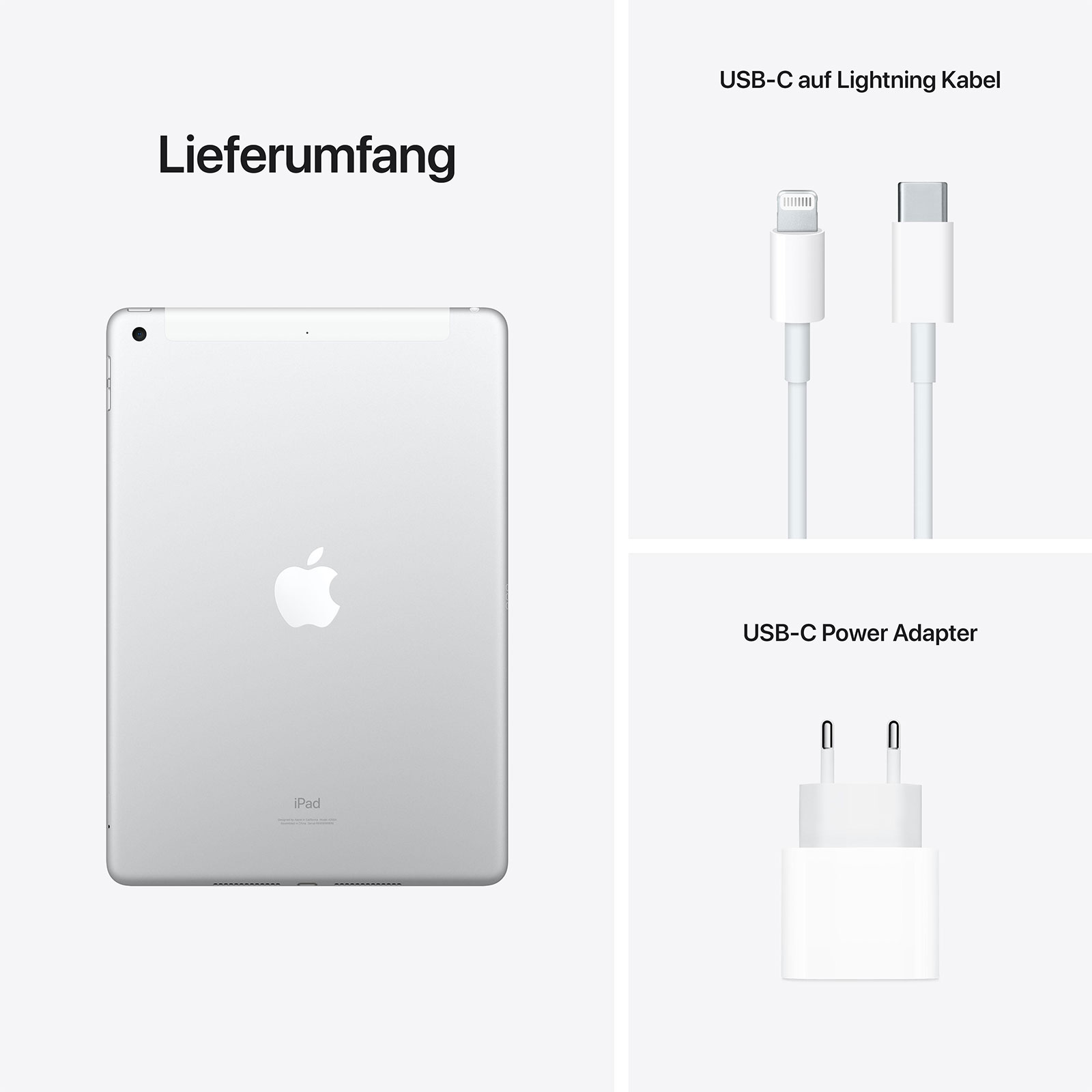 Apple iPad 10.2 2021 LTE 256 silber
