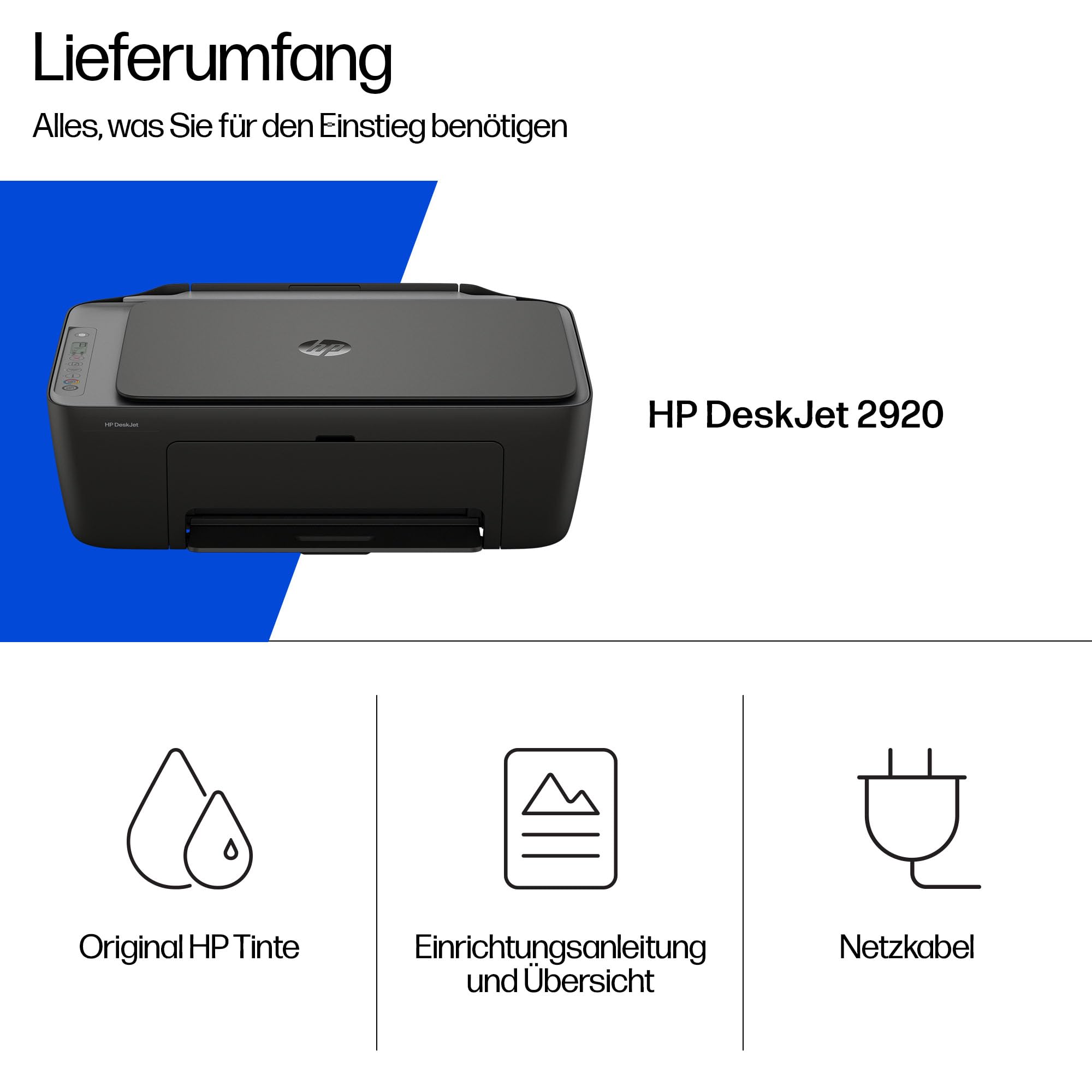 HP DeskJet 2920 Multifunktionsdrucker