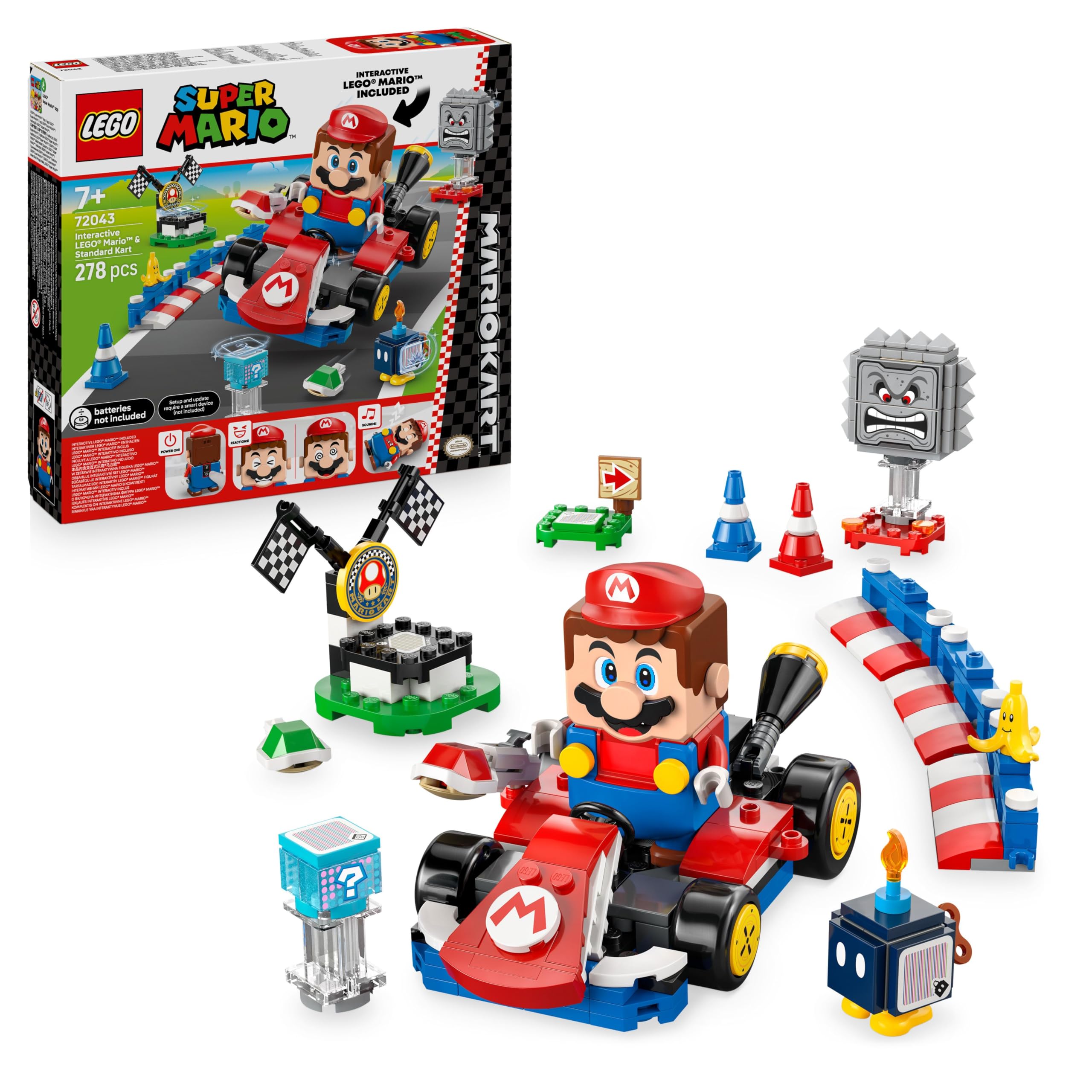 LEGO Mario Kart - Interaktiver Mario & Standard-Kart 72043