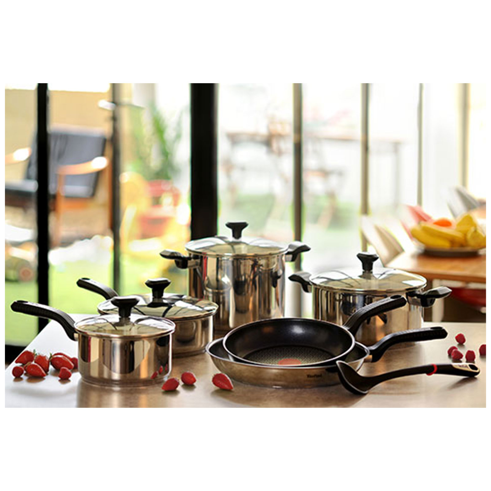 Tefal COMFORT MAX Starter-Set Topf- und Pfannenset 11tlg.
