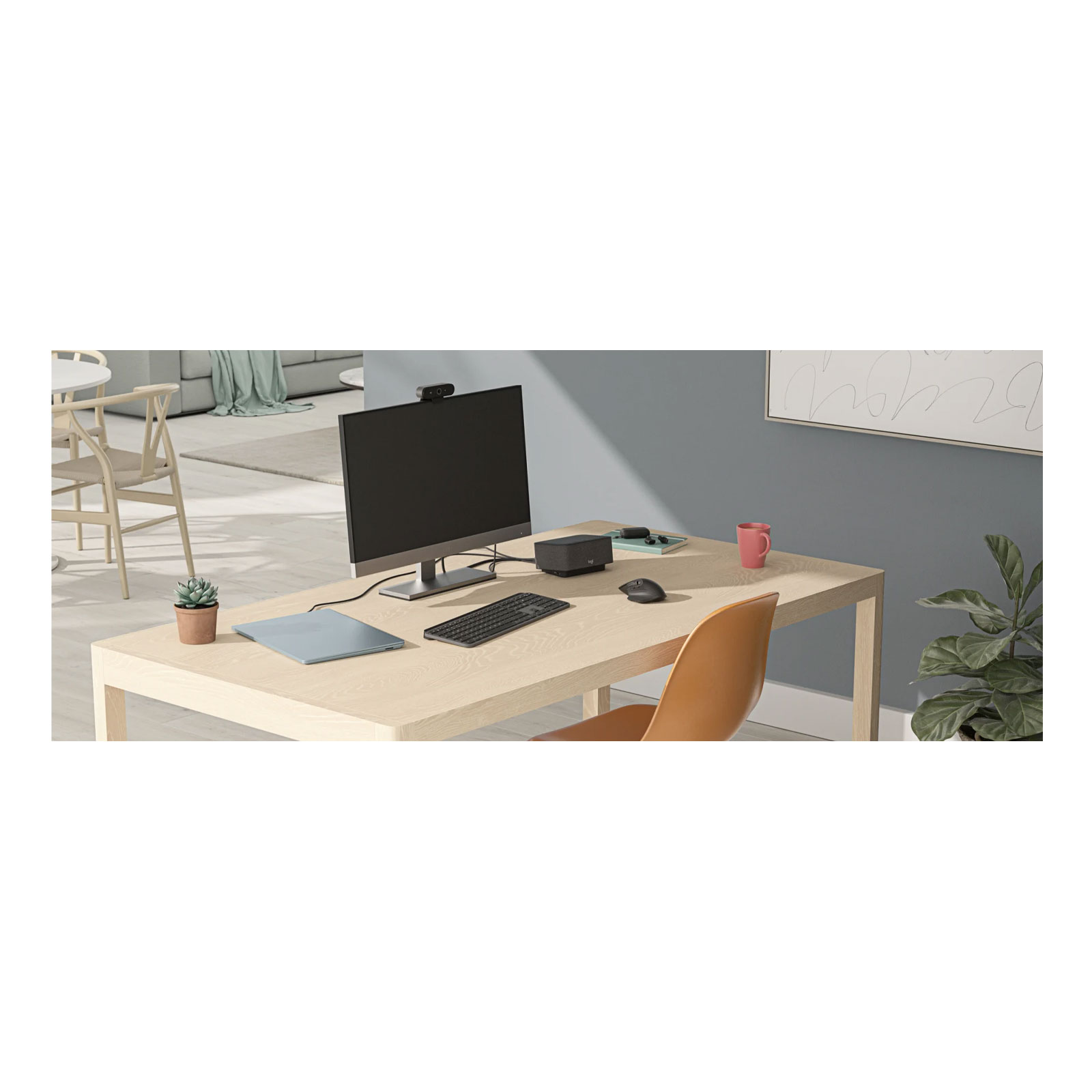 LOGITECH Logi Dock Teams Edition Graphite Bluetooth Lautsprecher