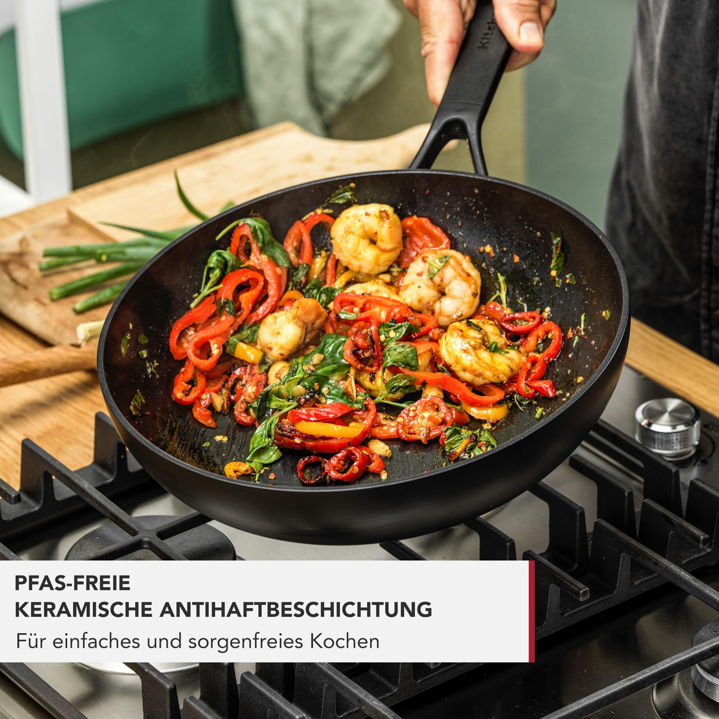 KIT CC003294-001 Wok 28cm Schwarz