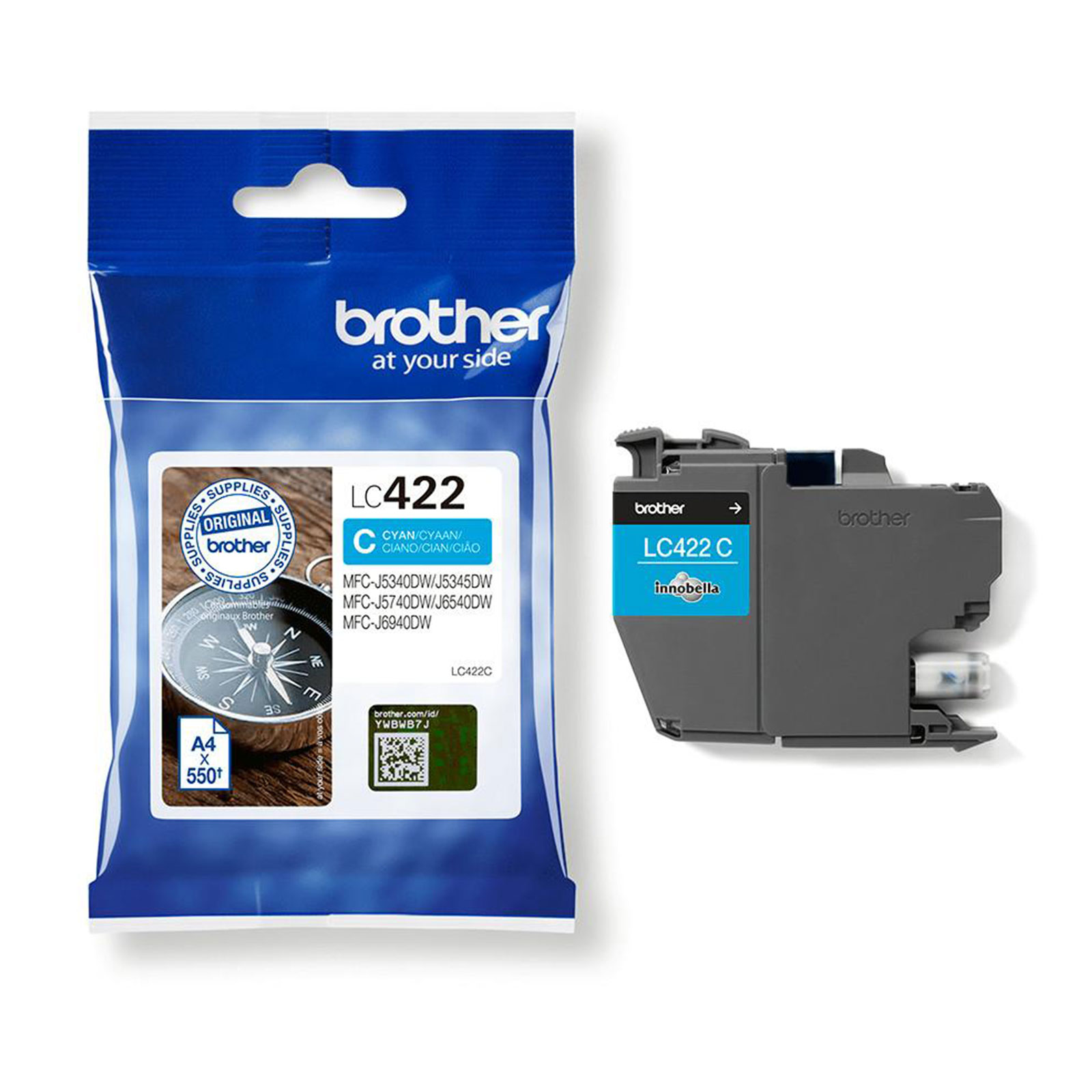 Brother LC422C Druckerpatrone Cyan