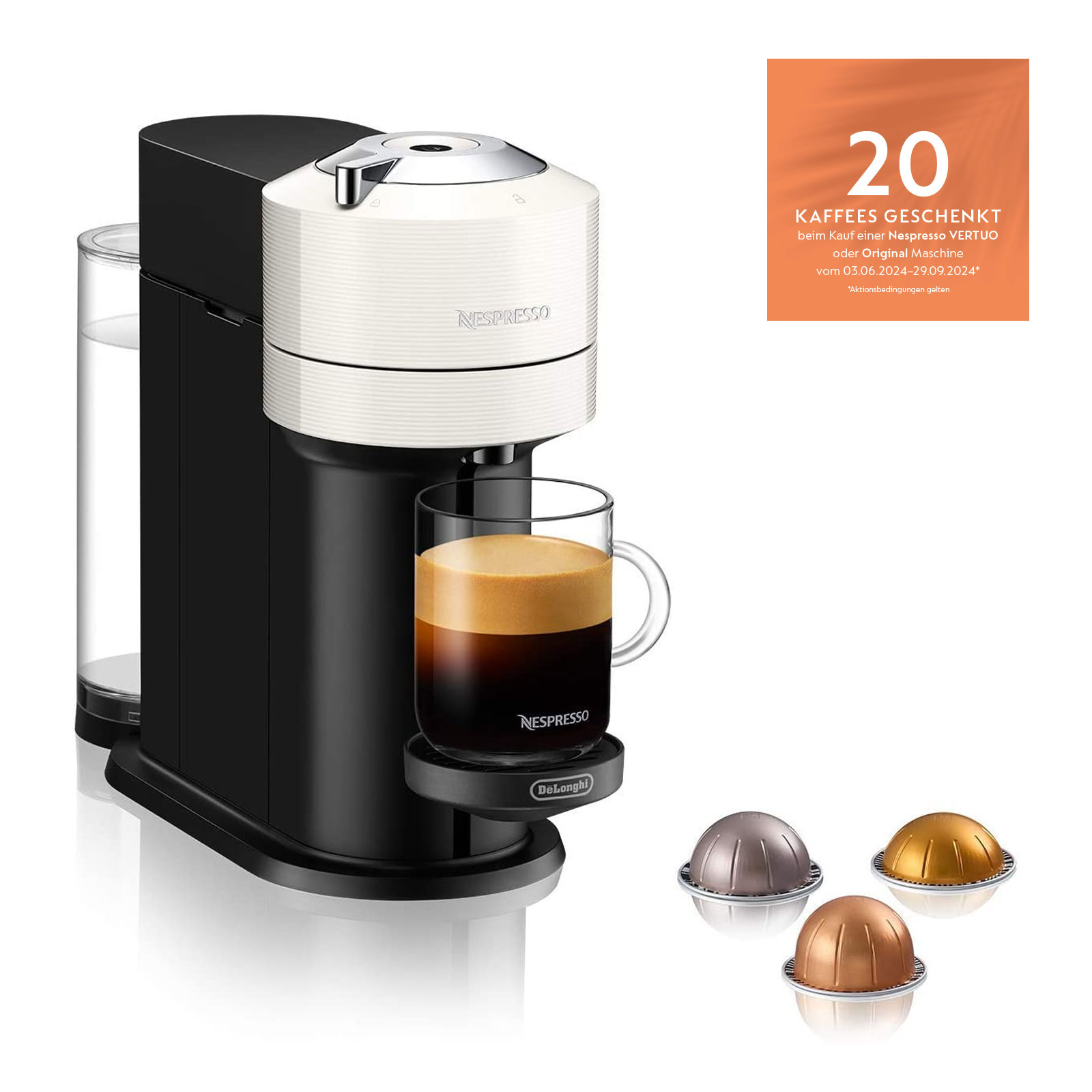 DeLonghi ENV120.W VertuoNext Basic Nespressoautomat weiß