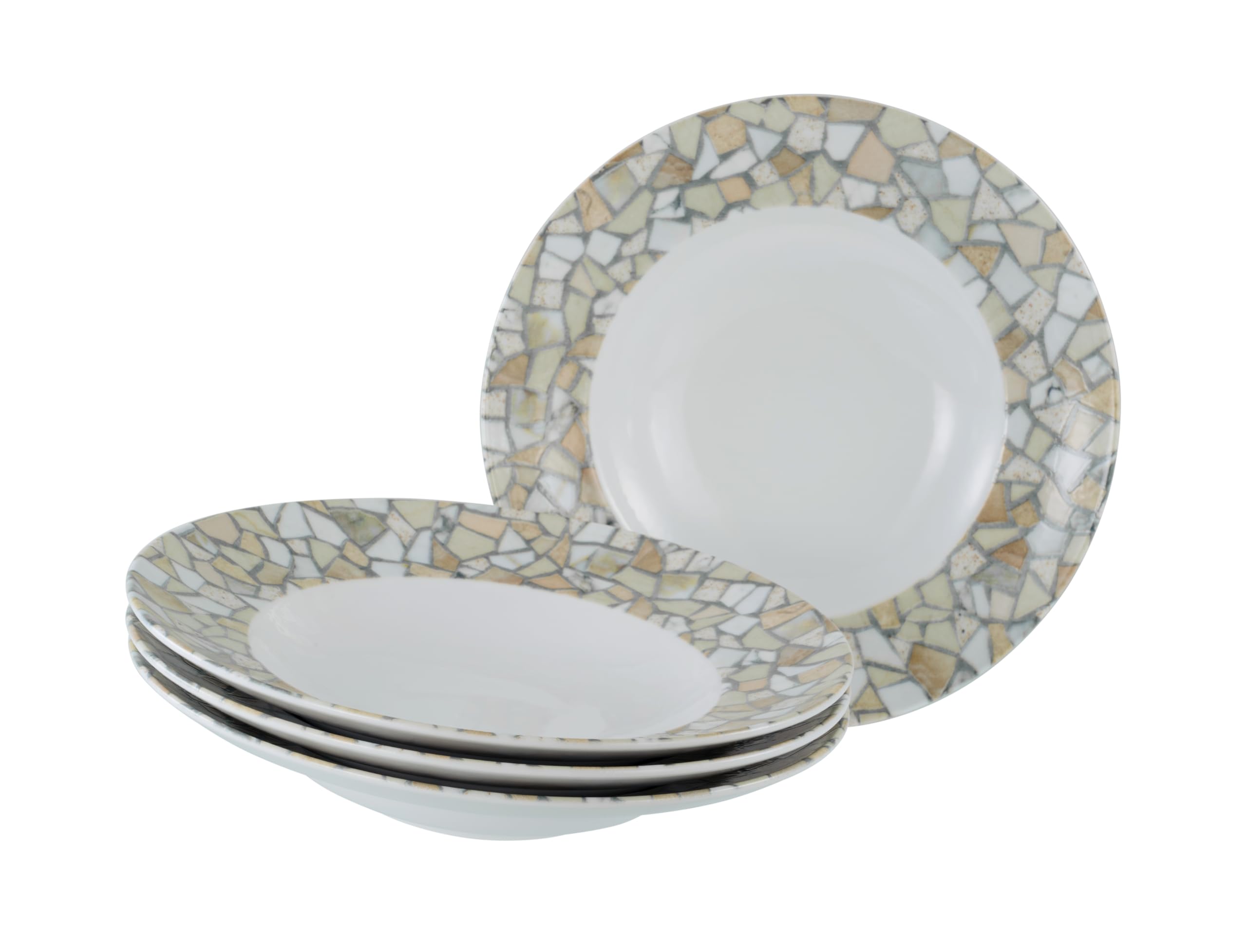 Creatable, 24707, Serie Stone Collection Siena, 4-teiliges Geschirrset für 4 P.