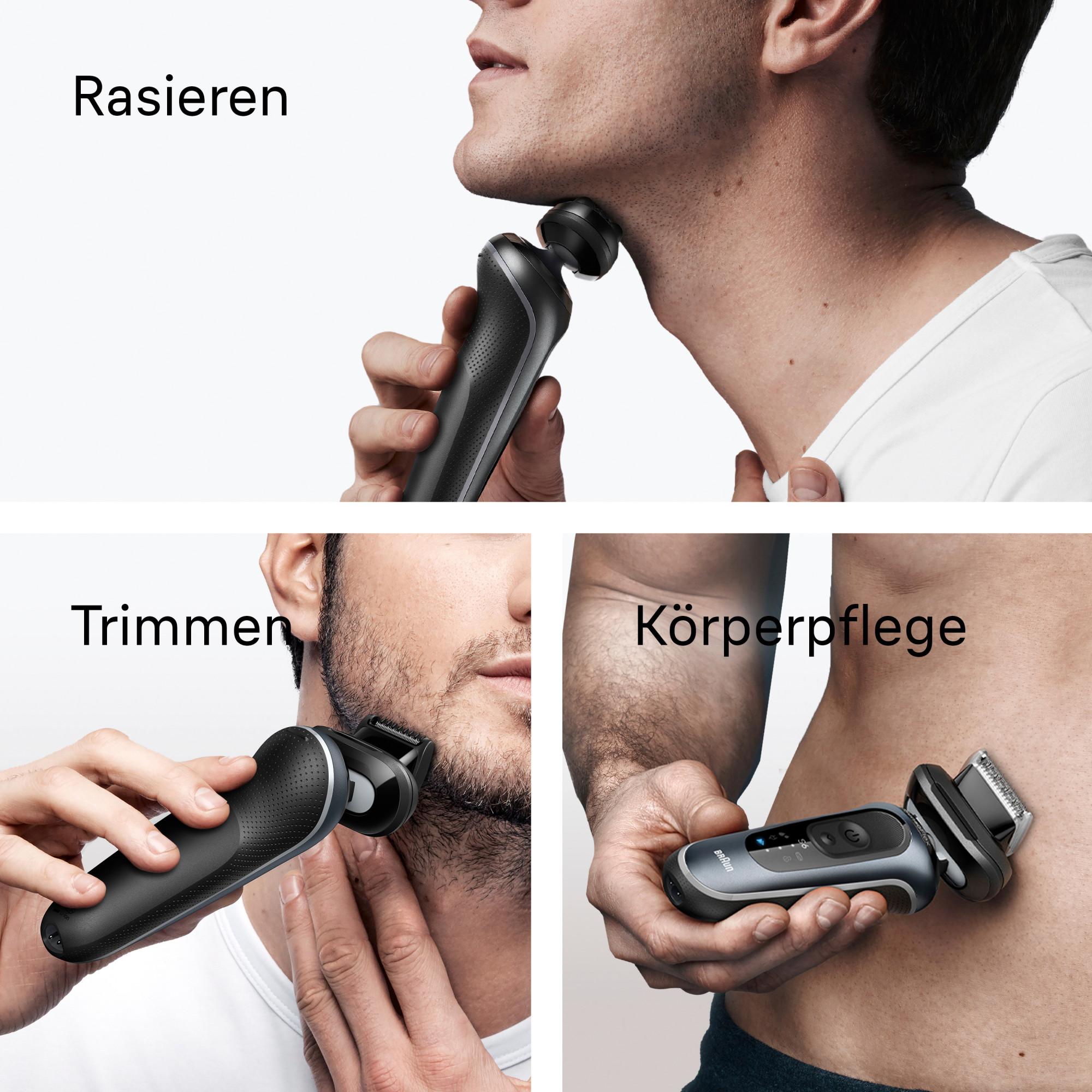 BRAUN Series 6 62-G1650s Elektrorasierer, +2 Aufsätze