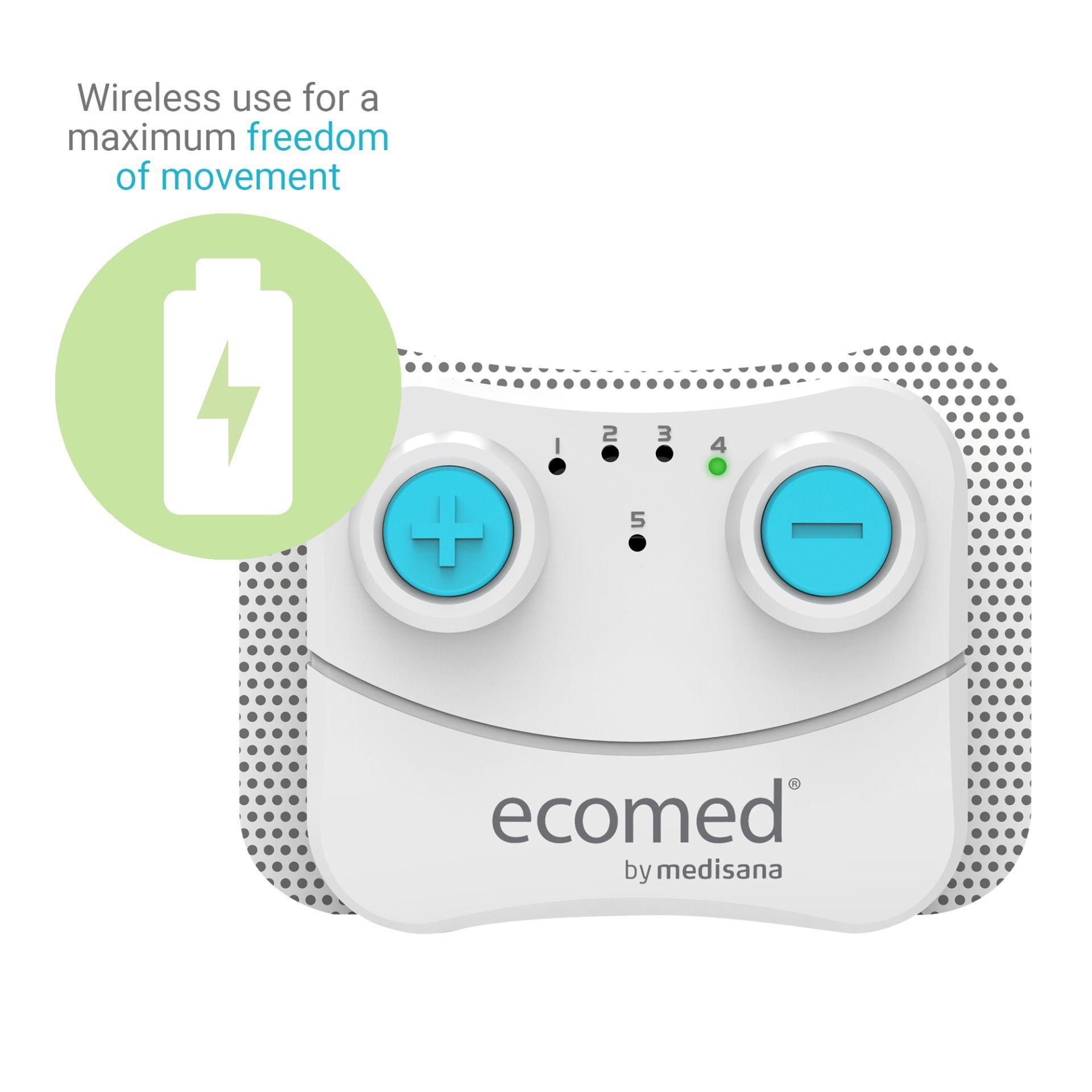 ecomed by medisana TT-10E Wireless TENS 23455 Elektrotherapiegerät