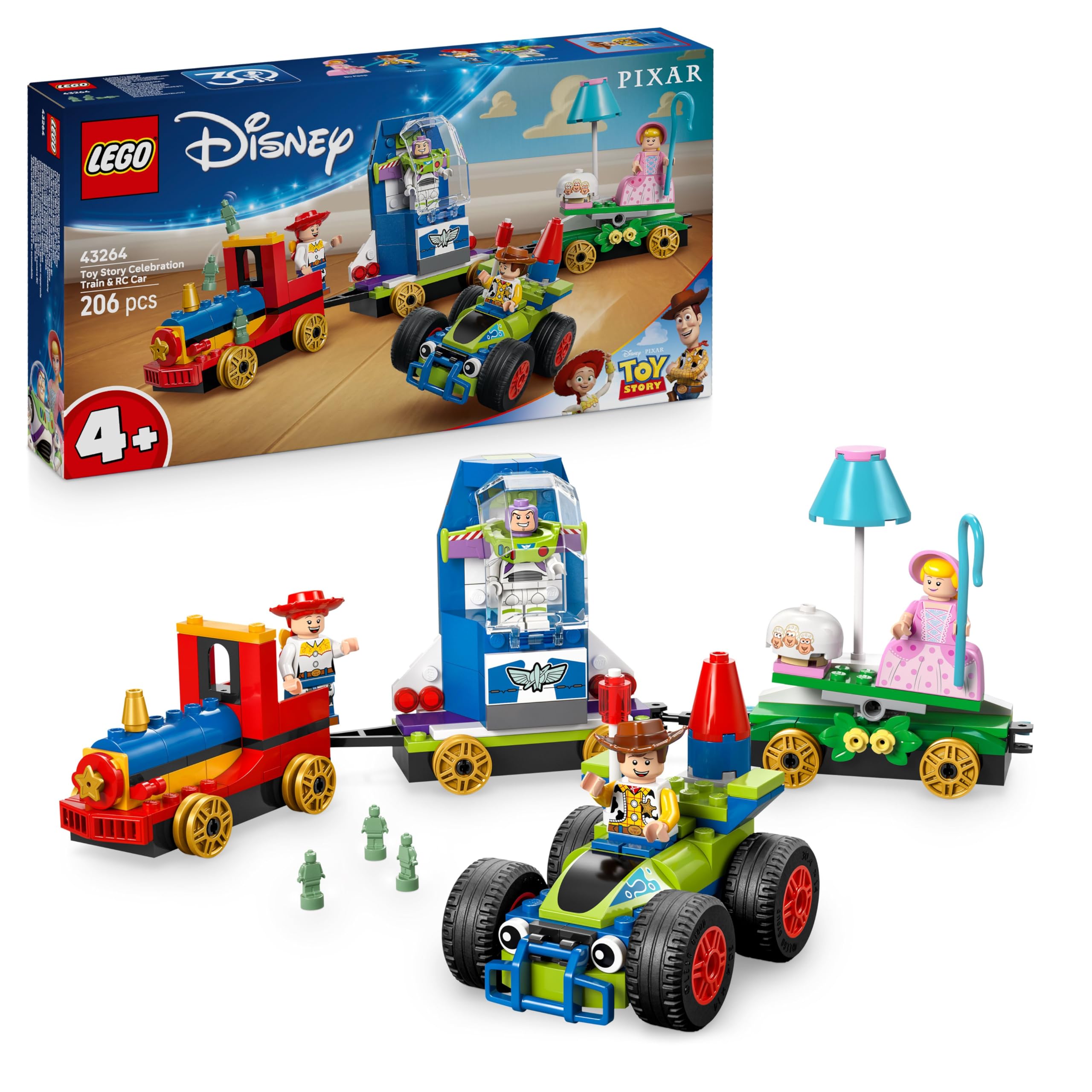 LEGO ǀ Disney and Pixar’s Partyzug und das Auto RC aus Toy Story 43264