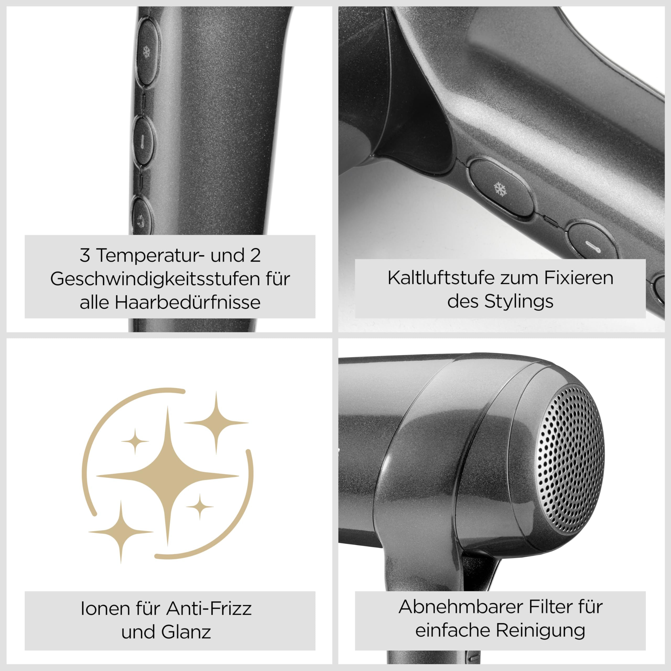 BaByliss Titanium Shine Haartrockner mit Diffusor