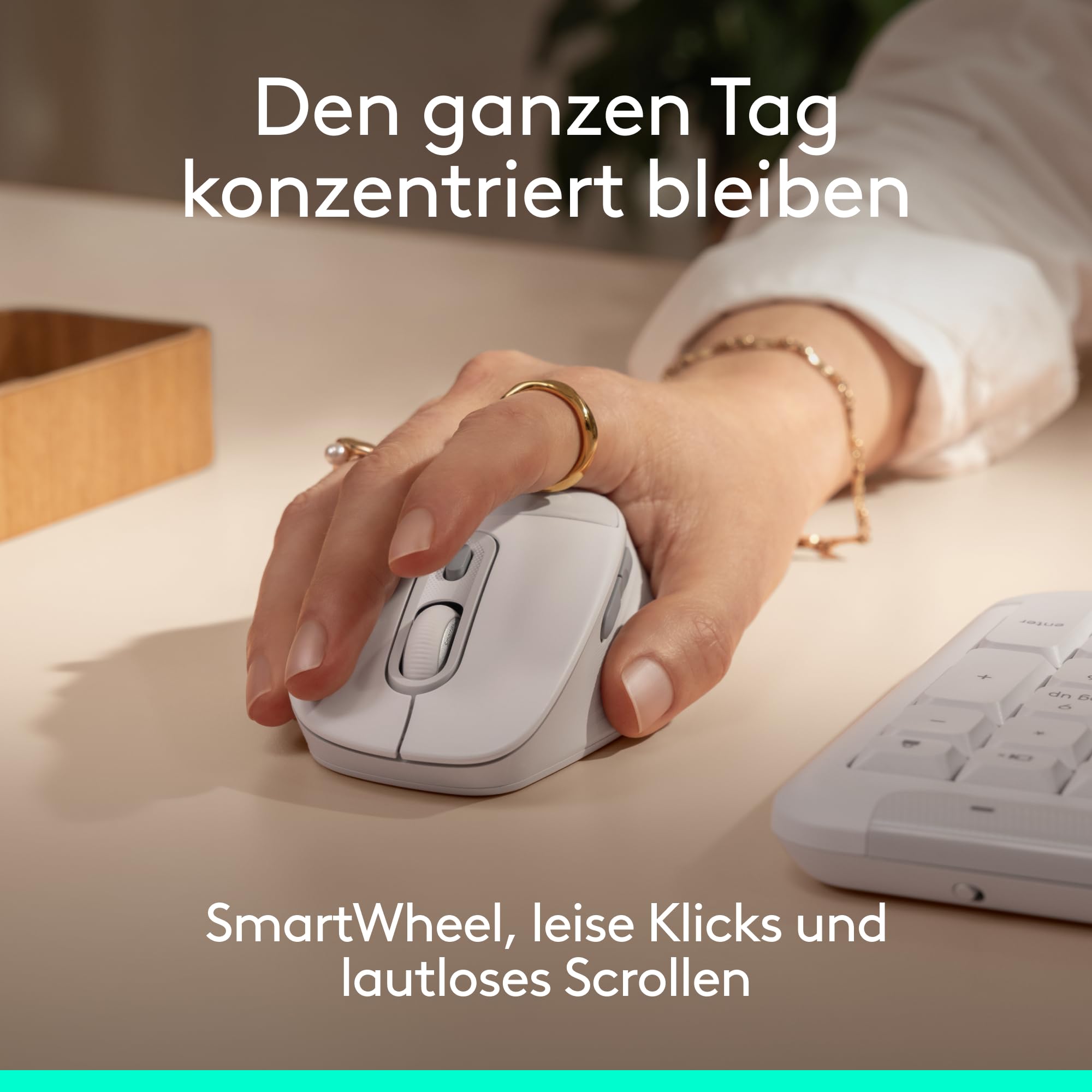 Logitech Signature Comfort Plus M850 L kabellose Maus