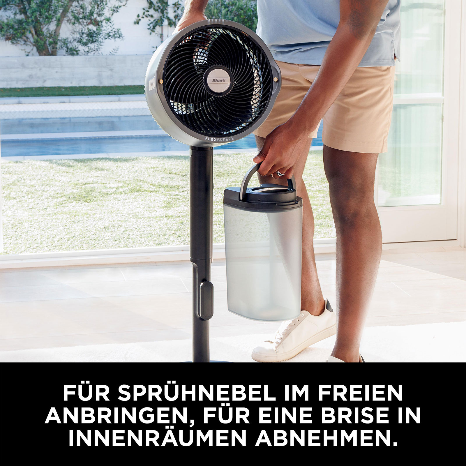 Shark FA300EU FlexBreeze MistPro Standventilator