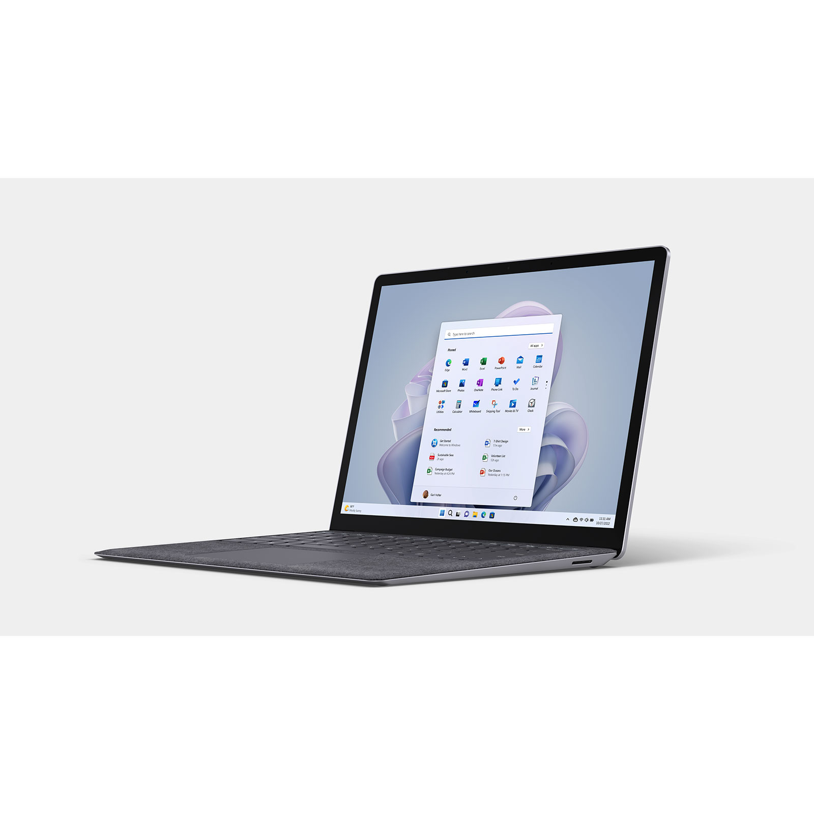 Microsoft Surface Laptop 5 platin grau