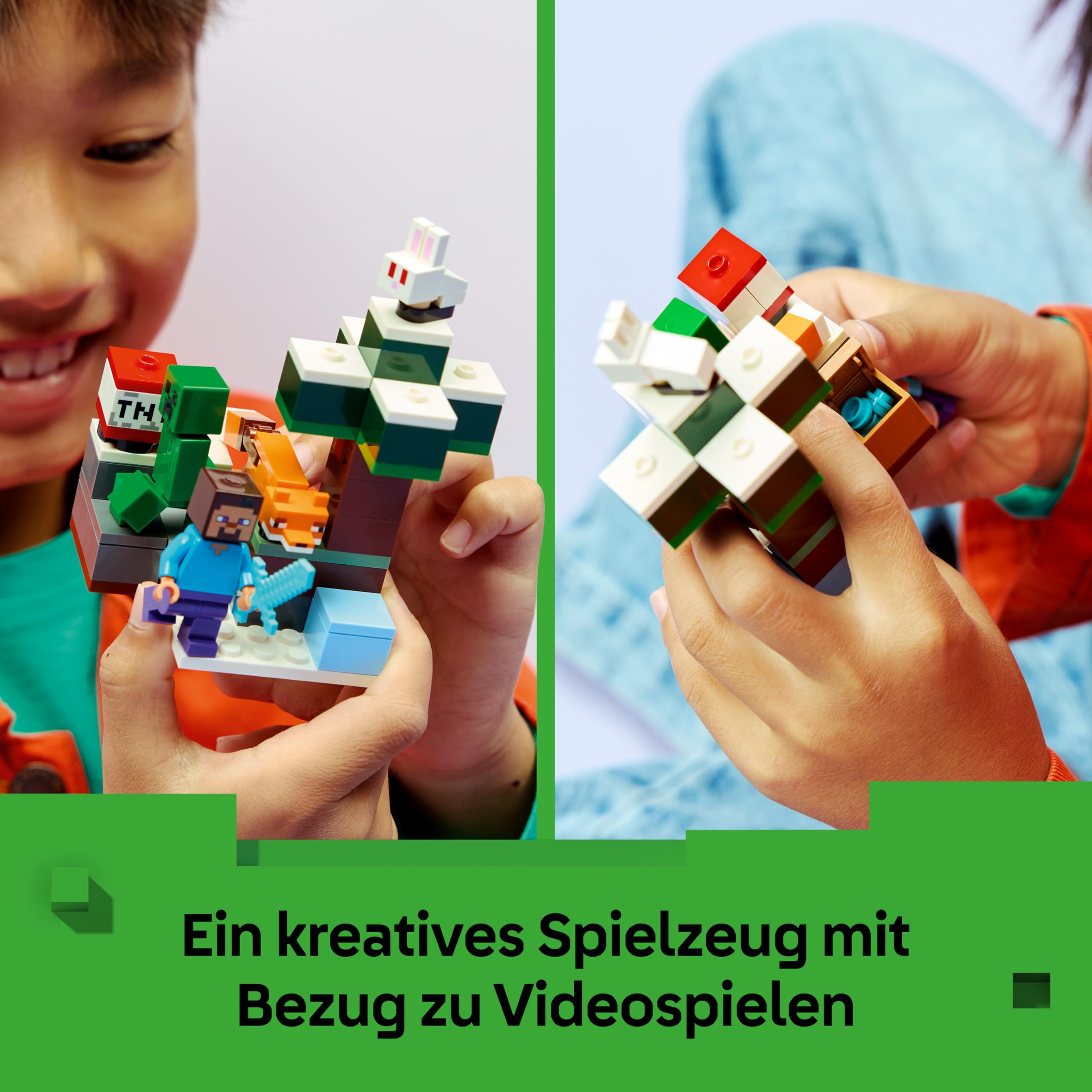 LEGO Minecraft Steves Abenteuer in der Taiga, 21583