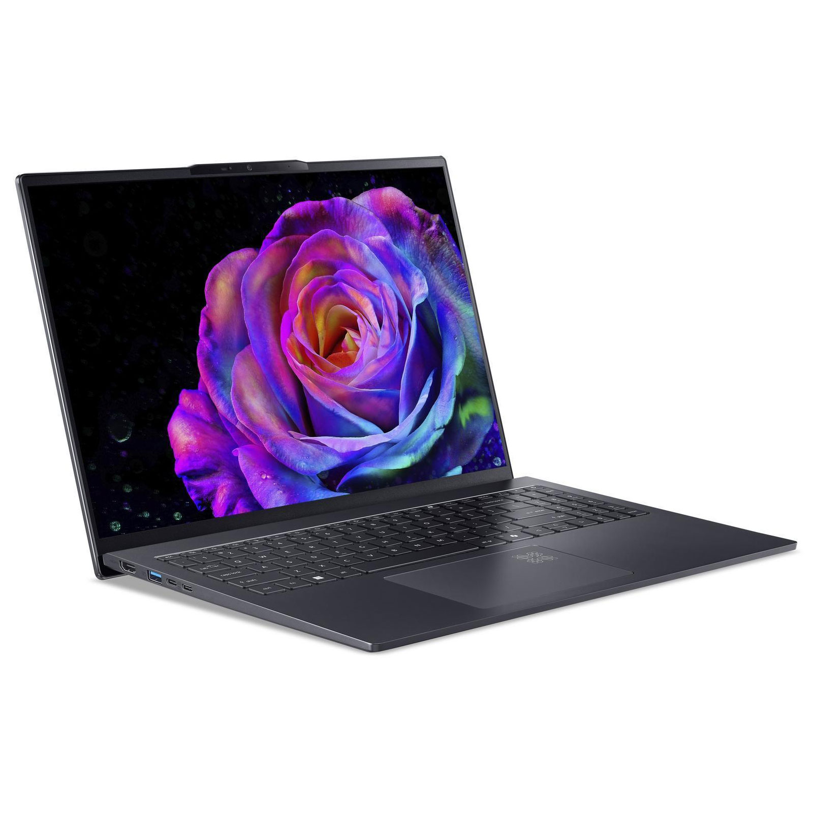 ACER Swift Go 16 AI OLED (SFG16-61-R6QV), 16 Zoll, WUXGA+, AMD Ryzen AI 7 350, 32 GB, 1 TB M.2 SSD (Titanium Gray, 120 Hz, Copilot+PC, AMD Radeon 860M)