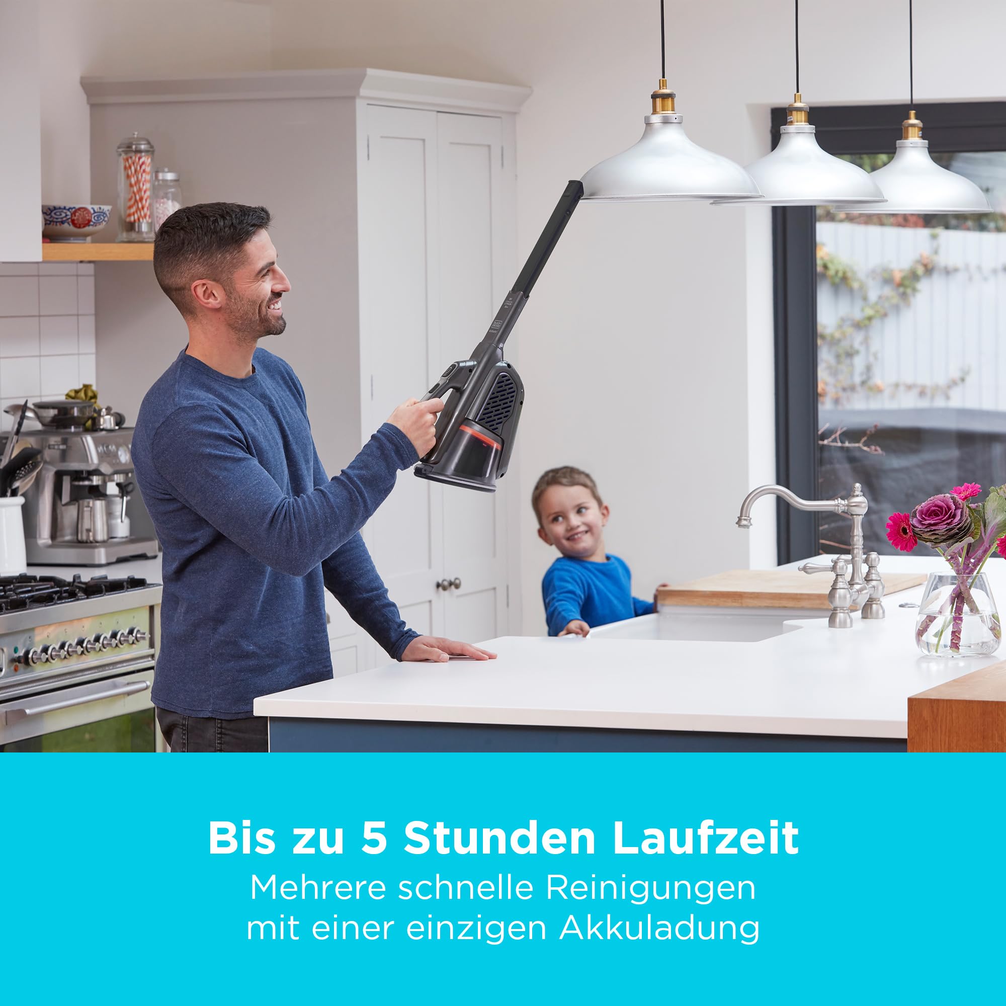 Black + Decker BHHV520BT Akku-Handstaubsauger ohne Stiel