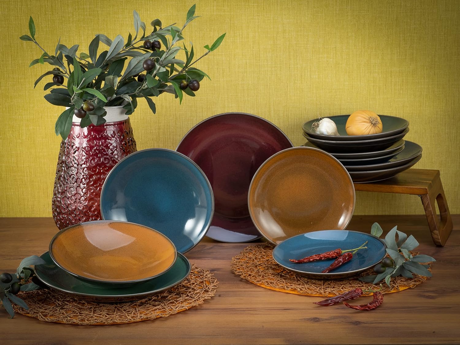 CreaTable, 23859, Serie MARRAKESCH Collection, Teller Set 12 teilig