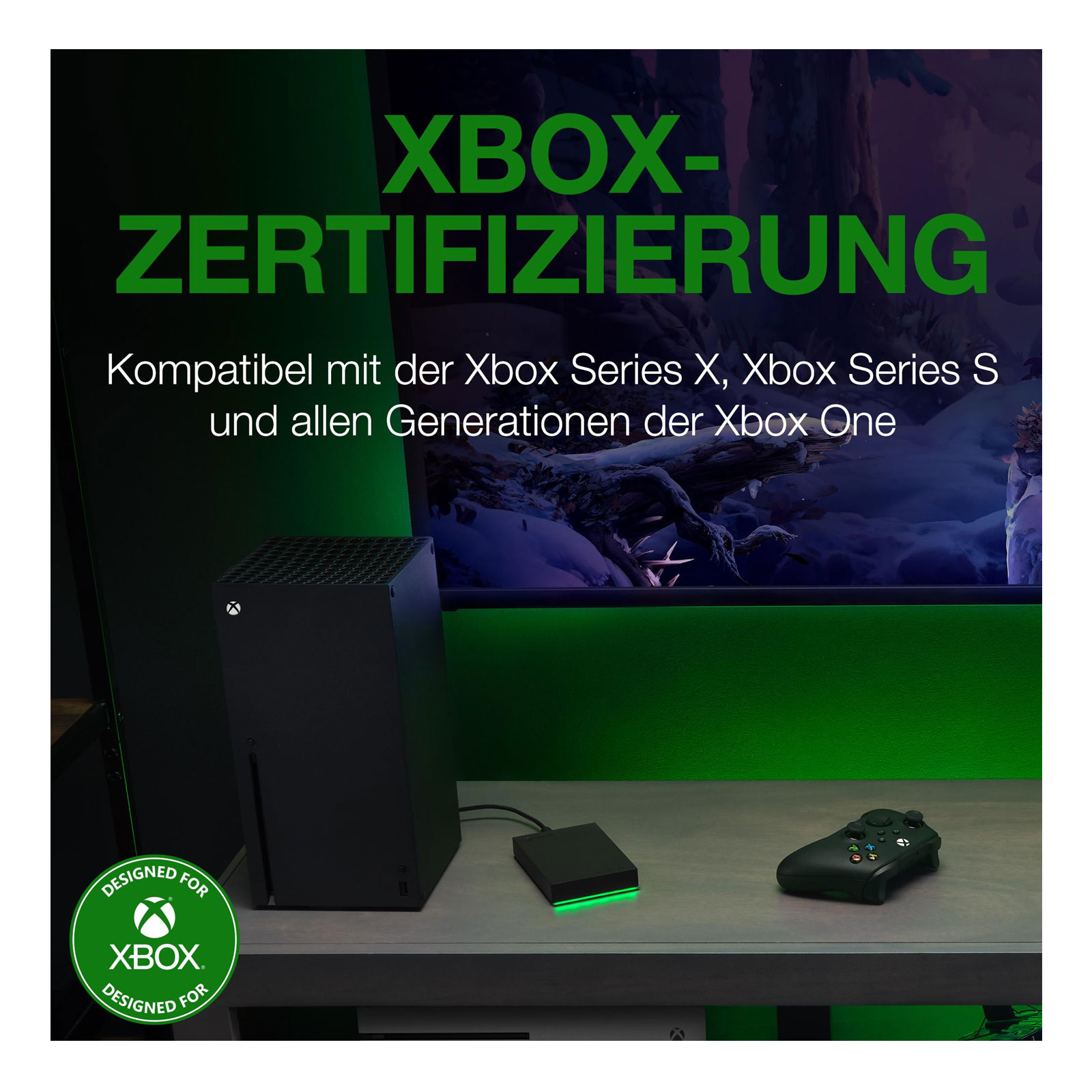 Seagate Game Drive für Xbox HDD 4TB Externe HDD Festplatte