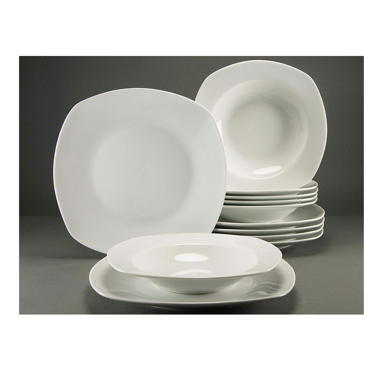 CreaTable, 19512, Serie Amelie weiss, Kombiservice 30 tlg