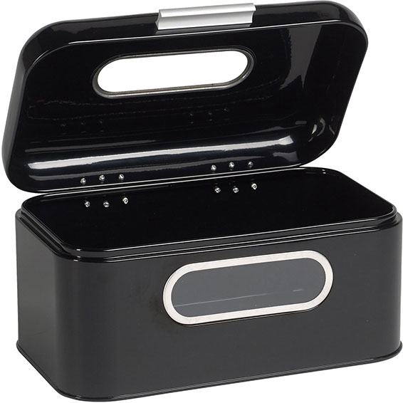 GRAEF Vivo V 20 Allesschneider + Echtwerk Brotbox Schwarz