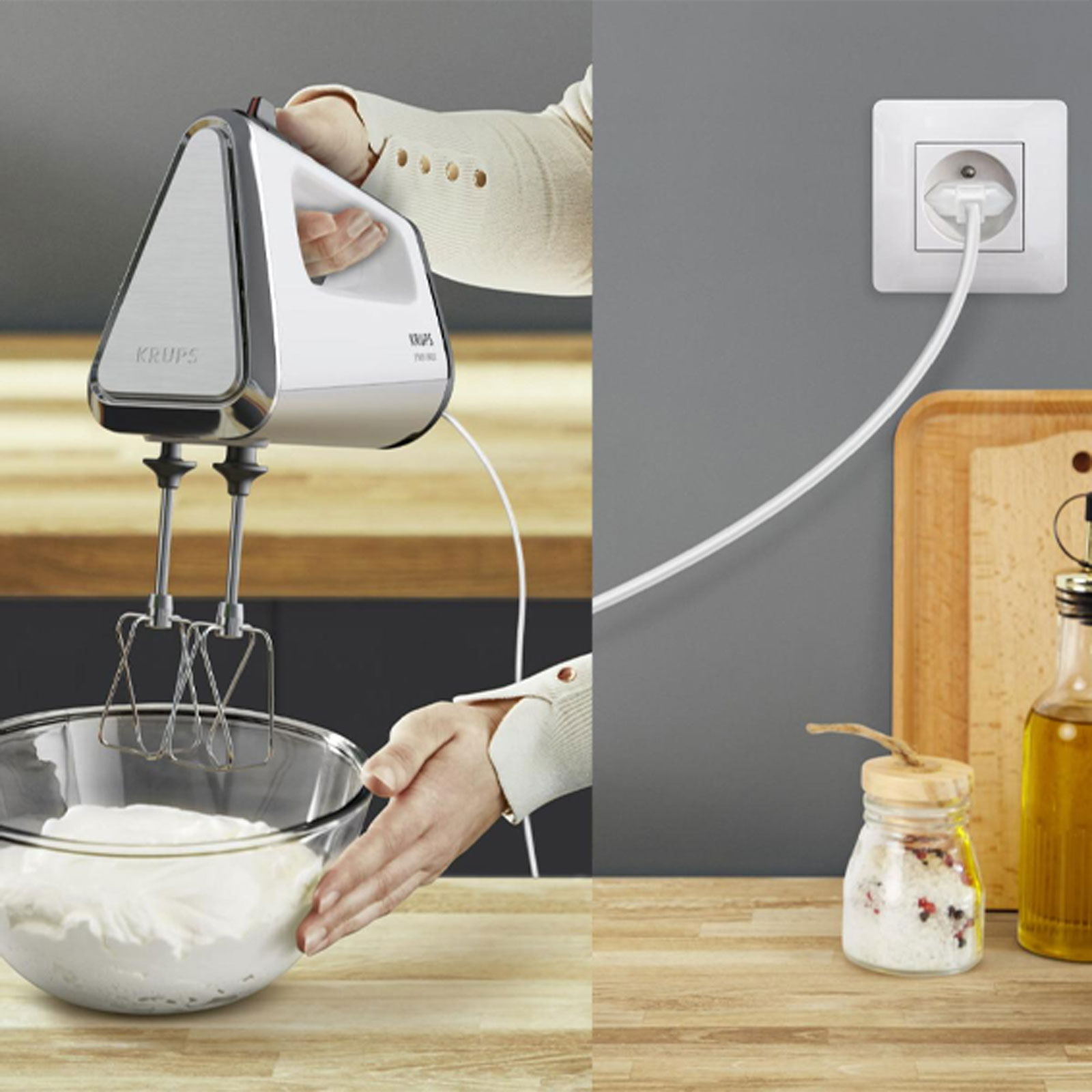 Krups 3 Mix 9000 GN9121 Handmixer