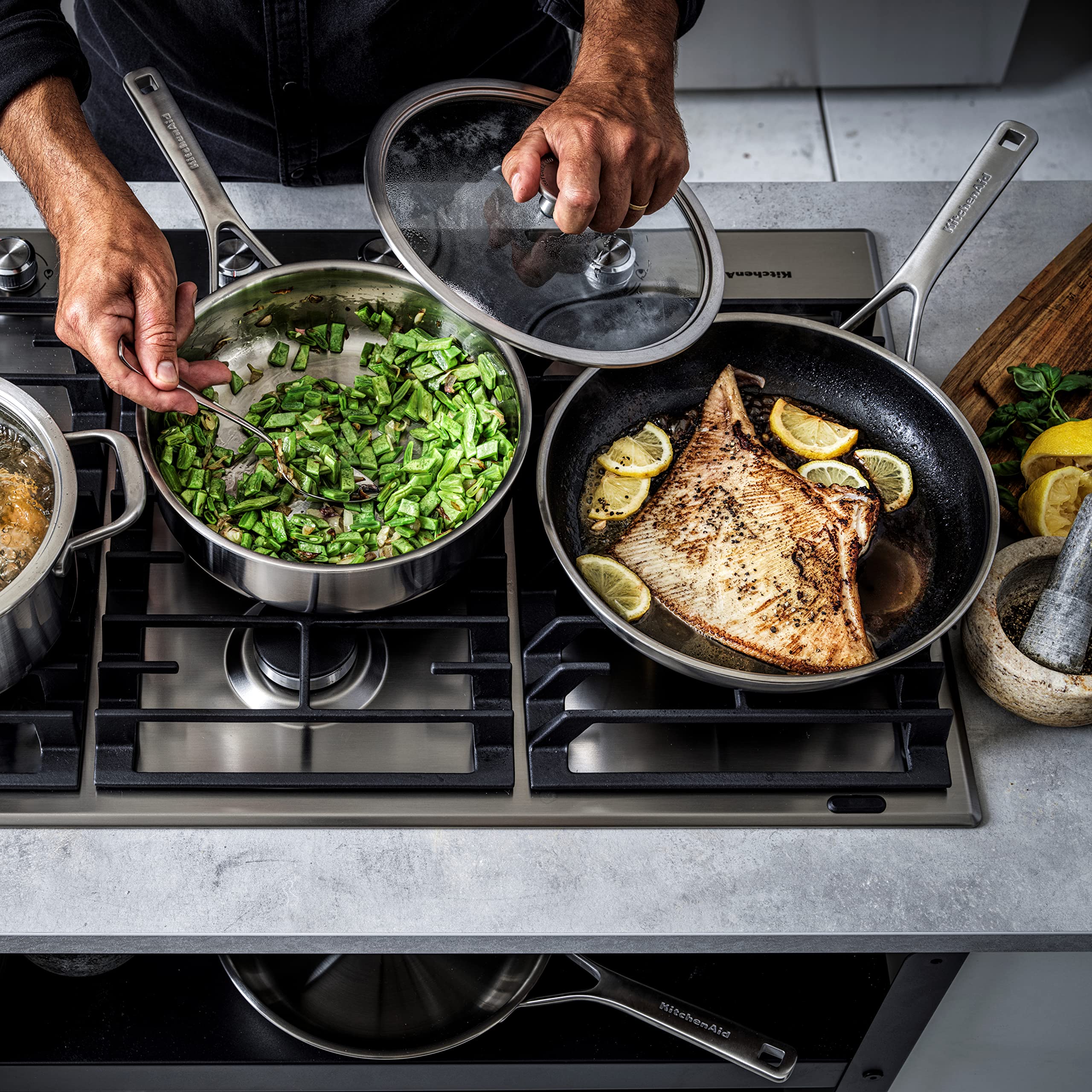 KitchenAid CC004950-001 Bratpfanne 28cm Edelstahl