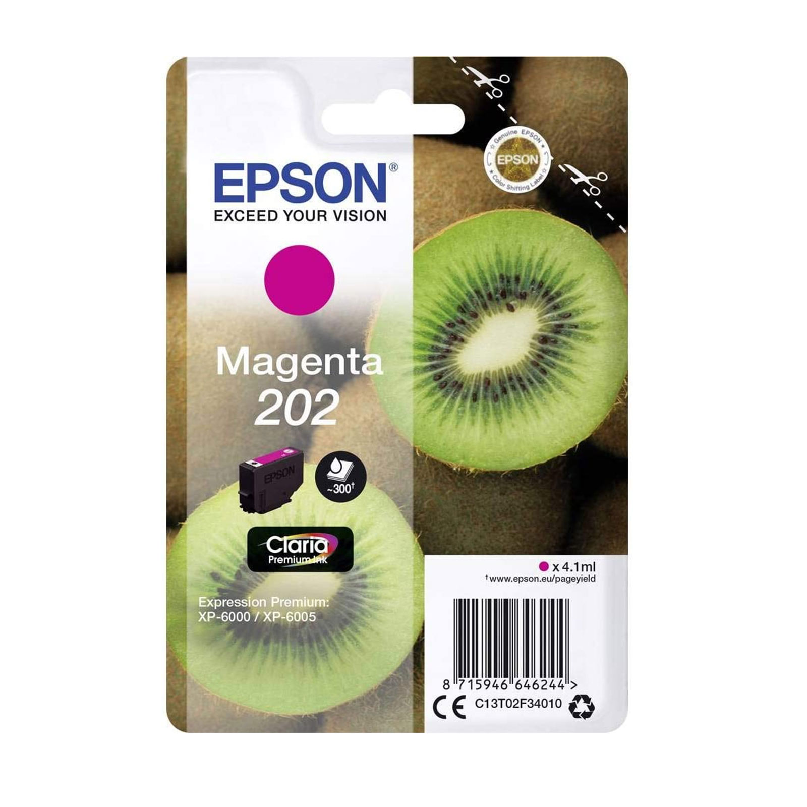 Epson C13T02F34010 Kiwi Druckerpatrone Magenta