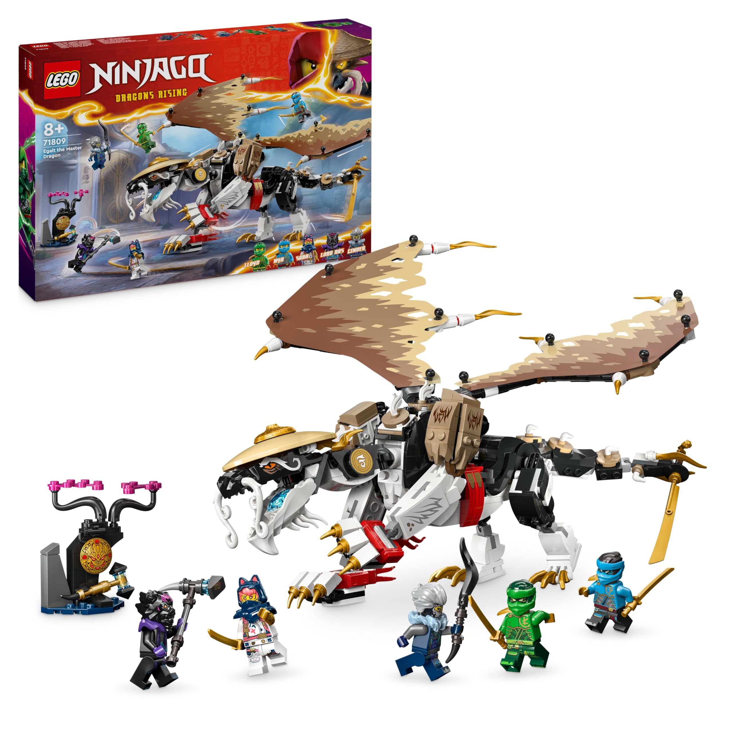 LEGO NINJAGO Egalt der Meisterdrache, Ninja-Set mit Drachen-Spielzeug 71809