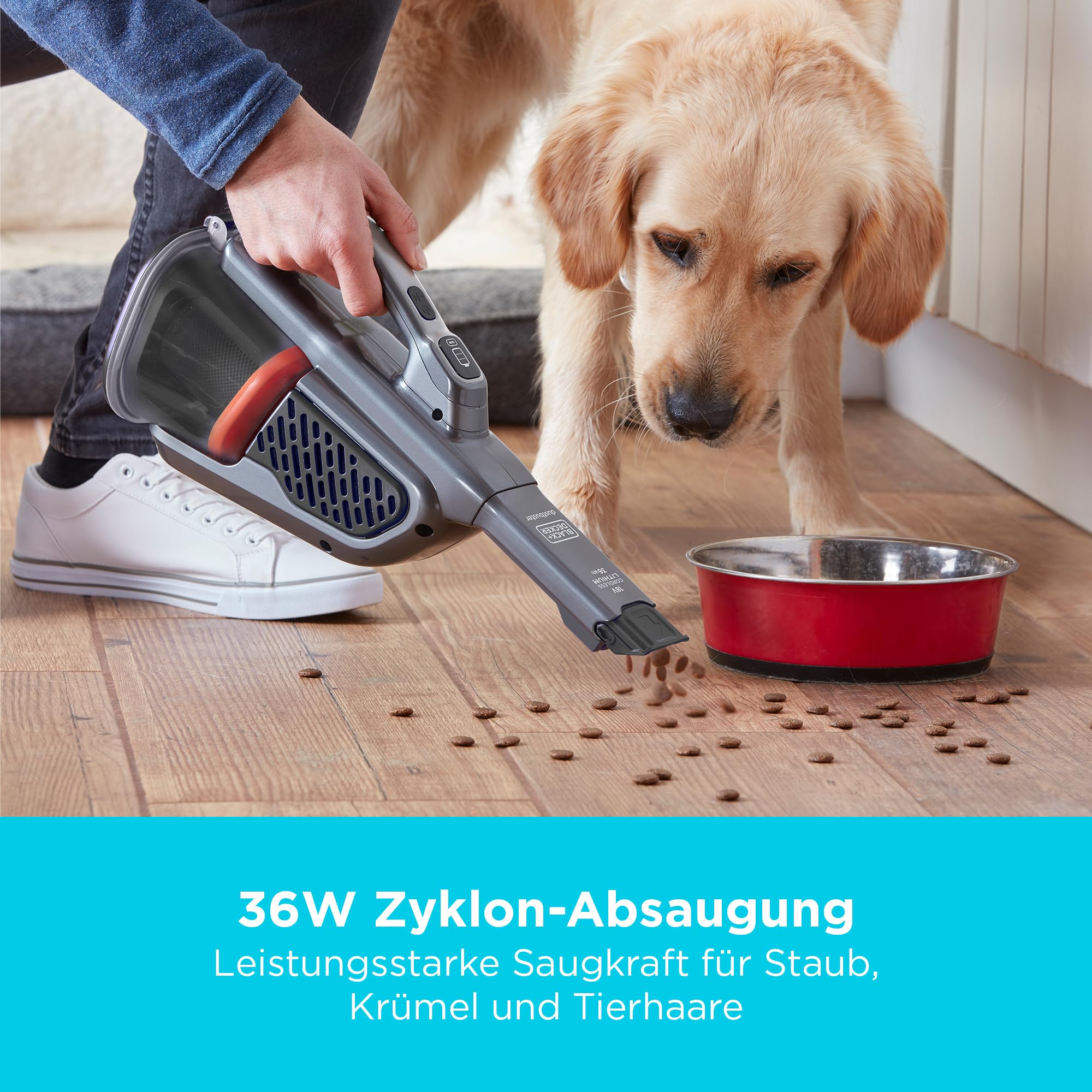 Black + Decker BHHV520BT Akku-Handstaubsauger ohne Stiel
