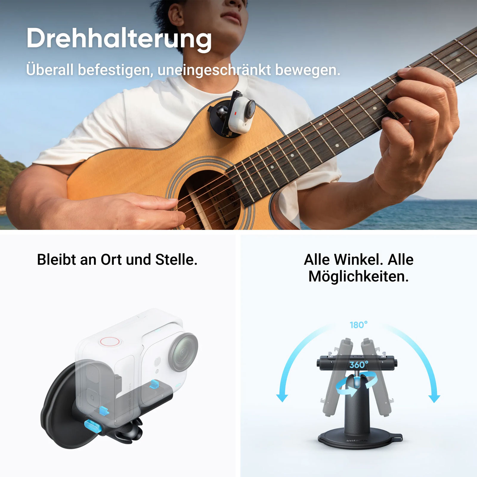 Insta360 GO Ultra Creator Bundle (Midnight black) Action Kamera