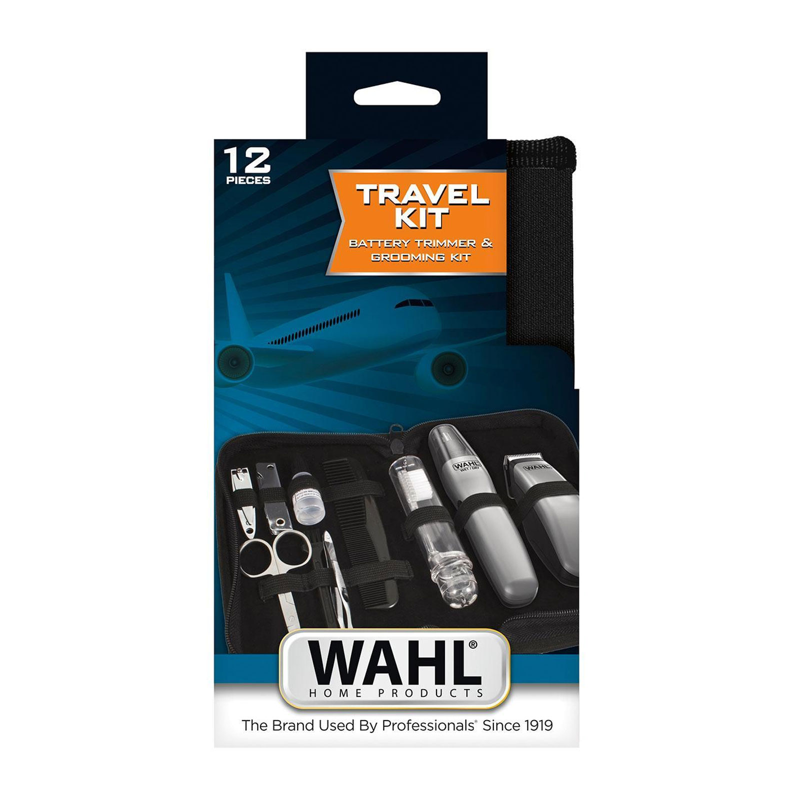 Wahl 09962-2716 Travel Kit - Reiseset mit Barttrimmer und Nasen-/Ohrhaarschneider