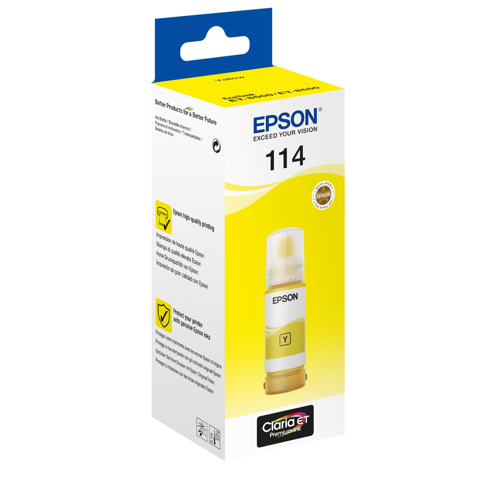 EPSON C13T07B440 ET114 Gelb Tintenflasche