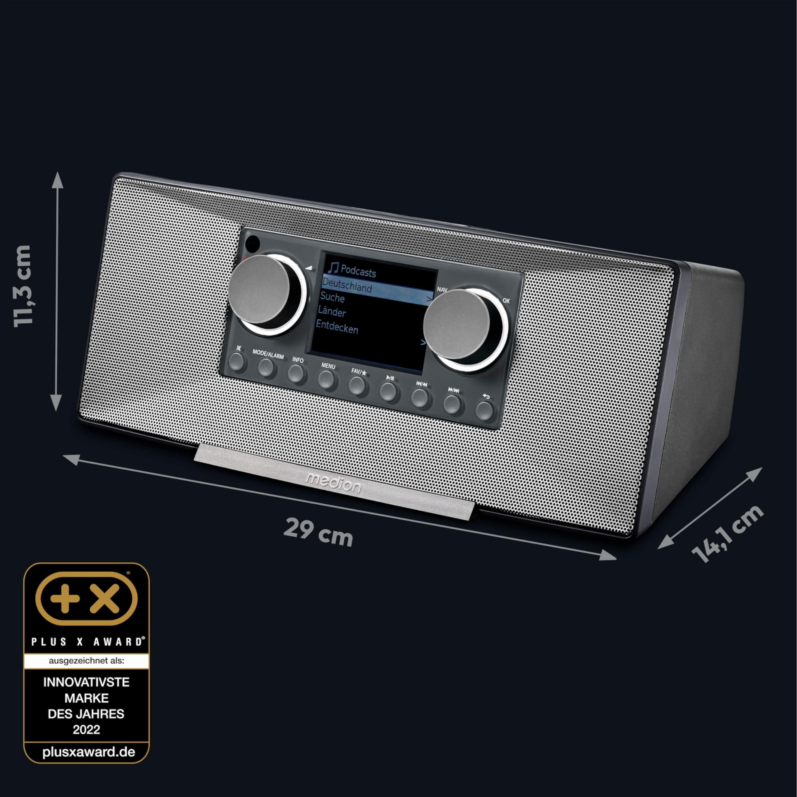 MEDION P85333 Internetradio mit DAB+