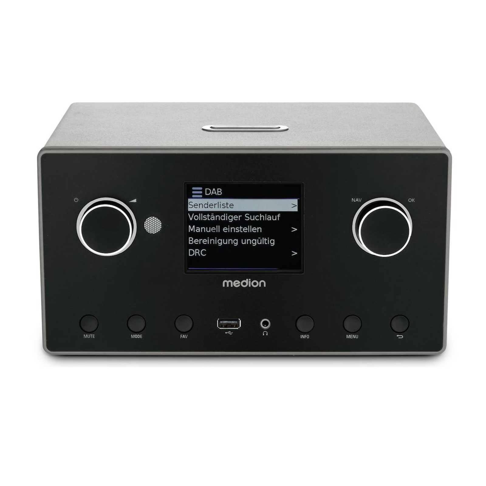 Medion Internetradios MD89295 2.1 graphit-silber