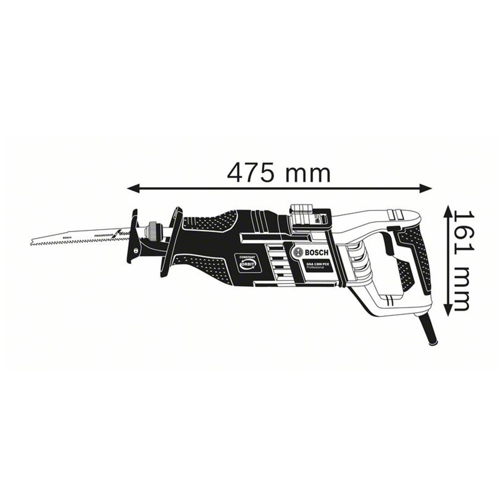 Bosch Professional GSA 1300 PCE Saebelsaege (elektrisch)