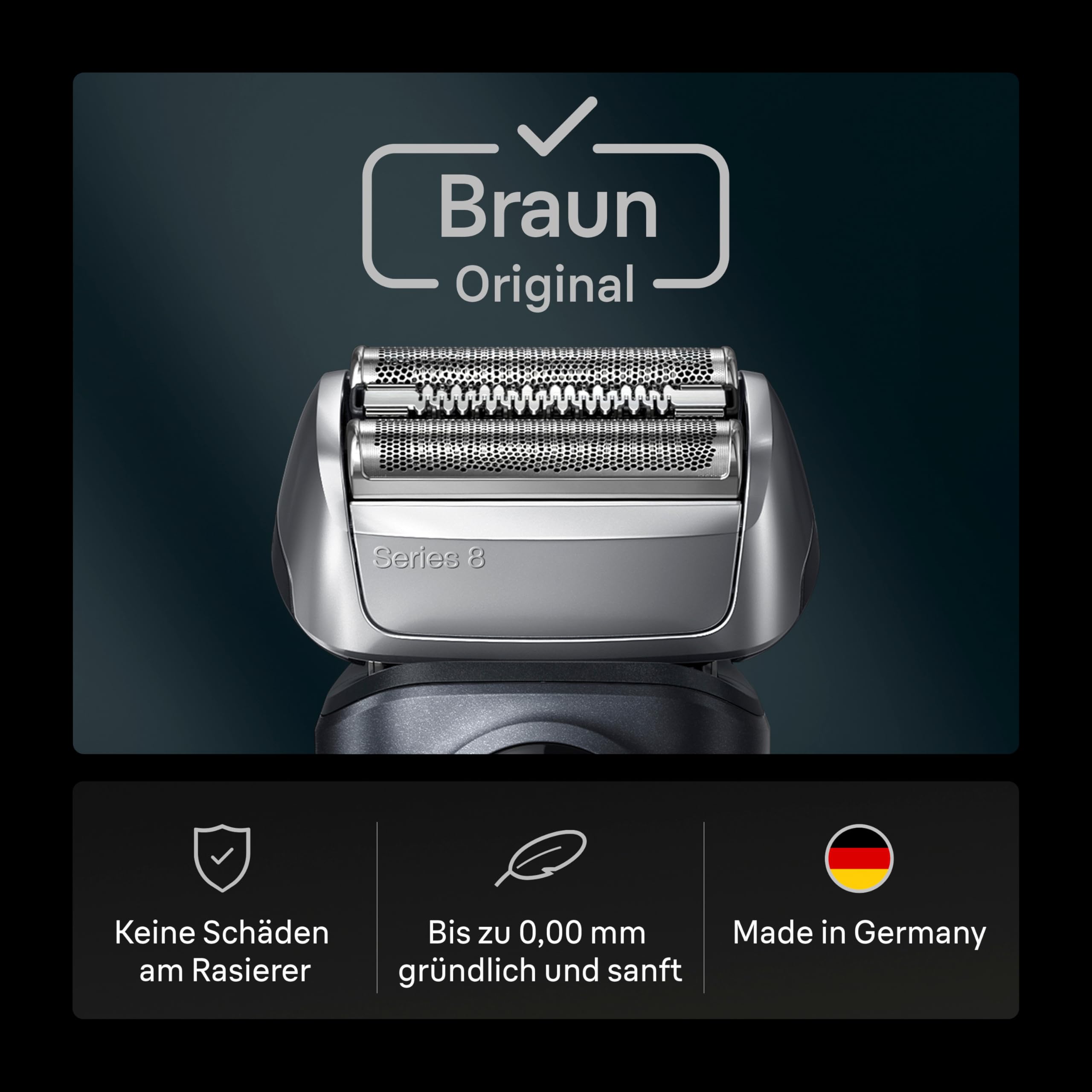 BRAUN 83M Scherkopf (kompatibel mit allen Series 8 Rasierern)