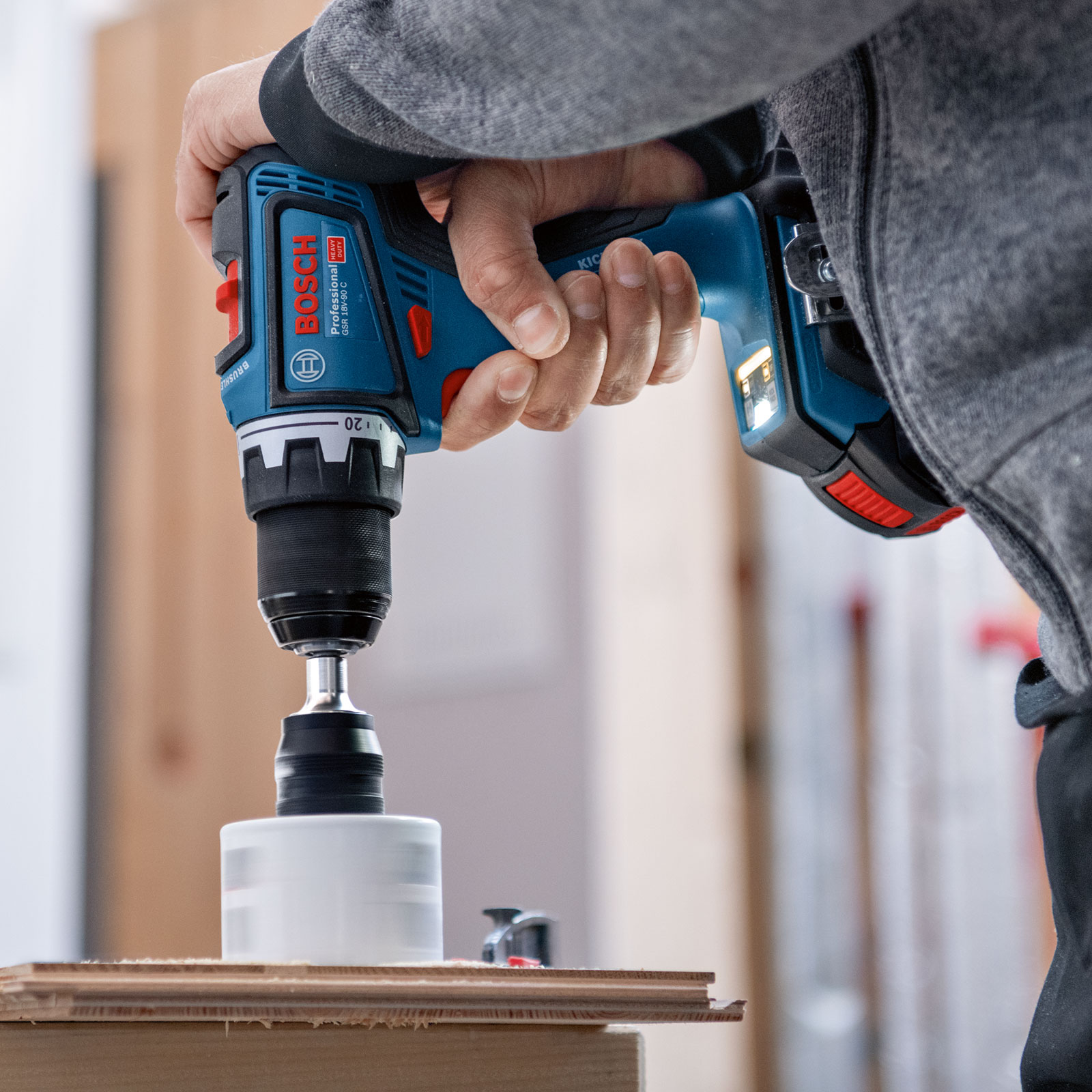 Bosch Professional PB_ON GSR 18V-90 C 2xPC4,0Ah, L-BOXX