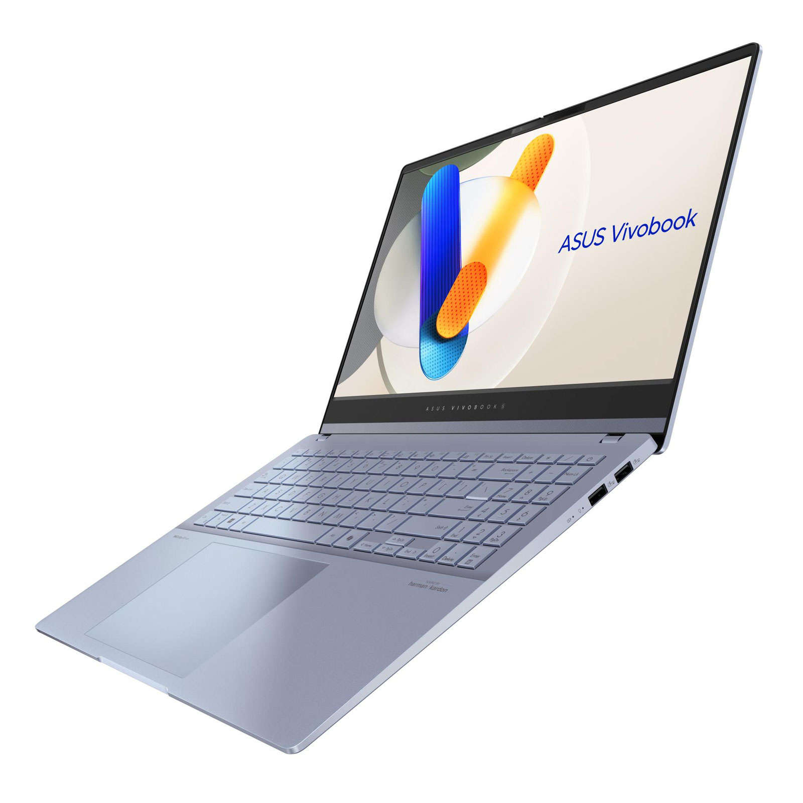 ASUS Notebook VivoBook S 14 OLED, Blau, 14 Zoll, WQXGA+, Intel Core Ultra 5 125H, 16 GB, 512 GB M.2 SSD, Intel Arc (120 Hz, 0,2 ms, S5406MA-PP018W)