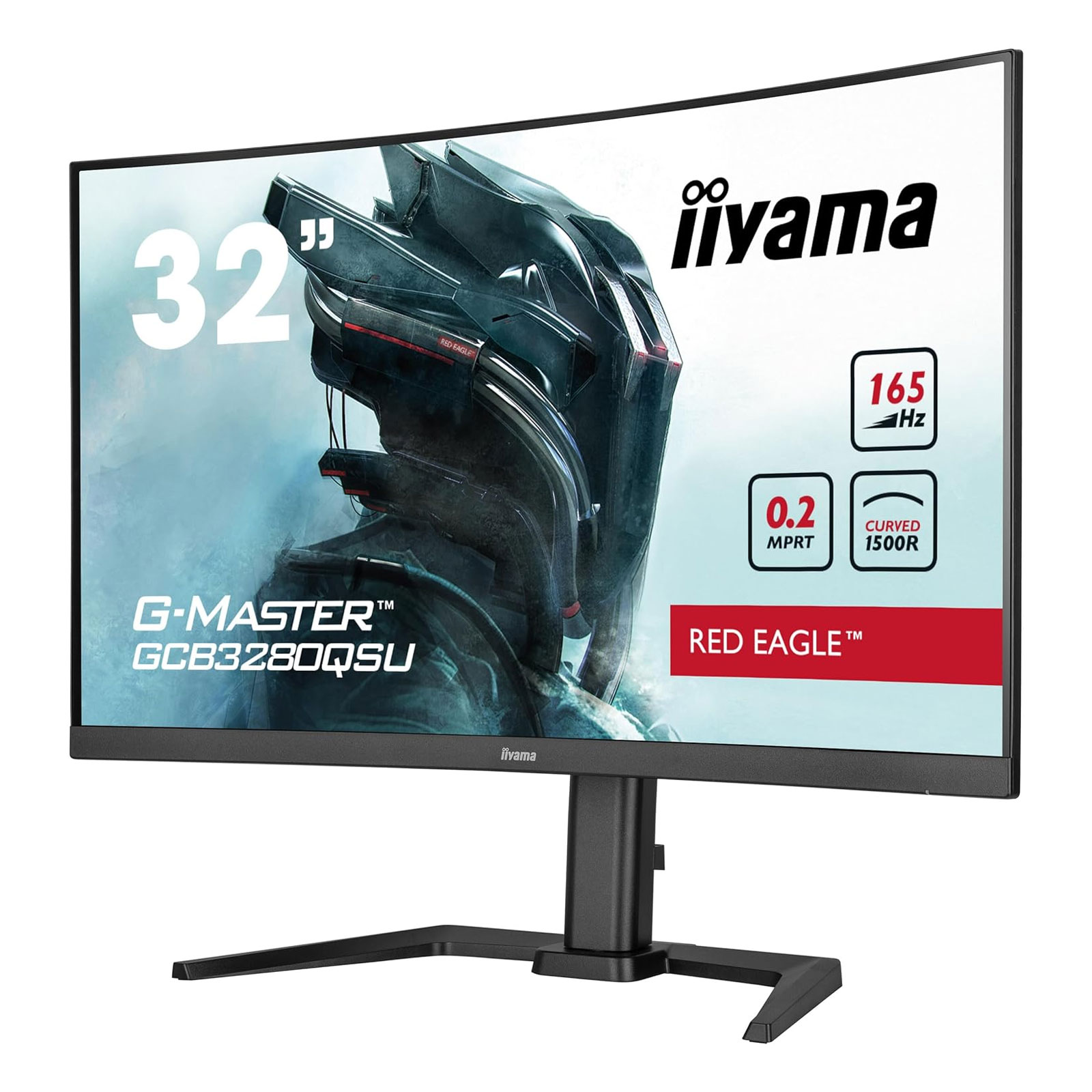 iiyama G-MasterCurved Gaming Monitor Red Eagle G 31,5 Zoll  165 Hz