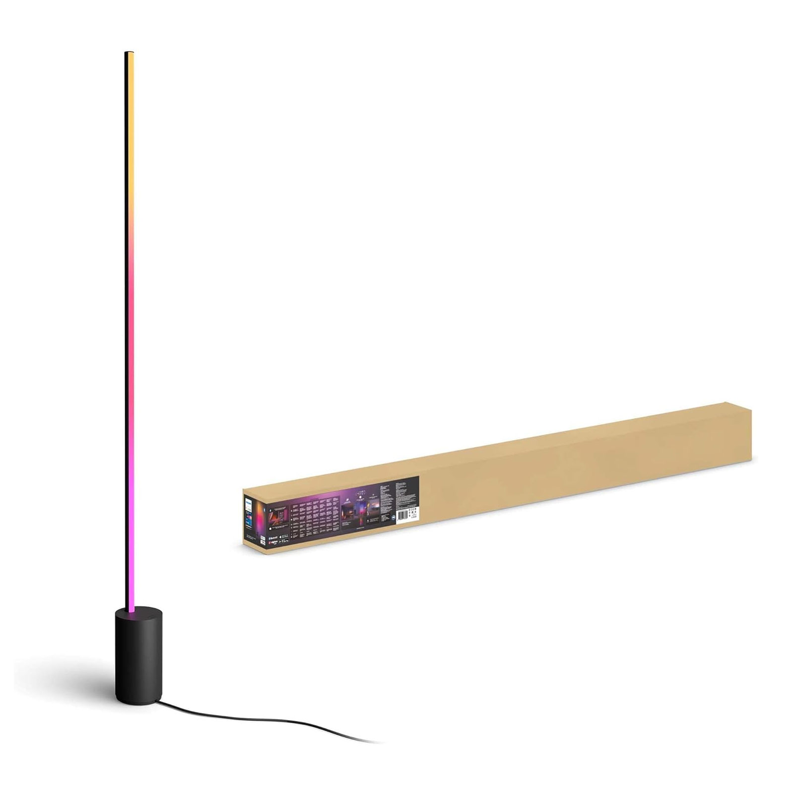 Philips Hue Gradient Signe Stehleuchte, Schwarz