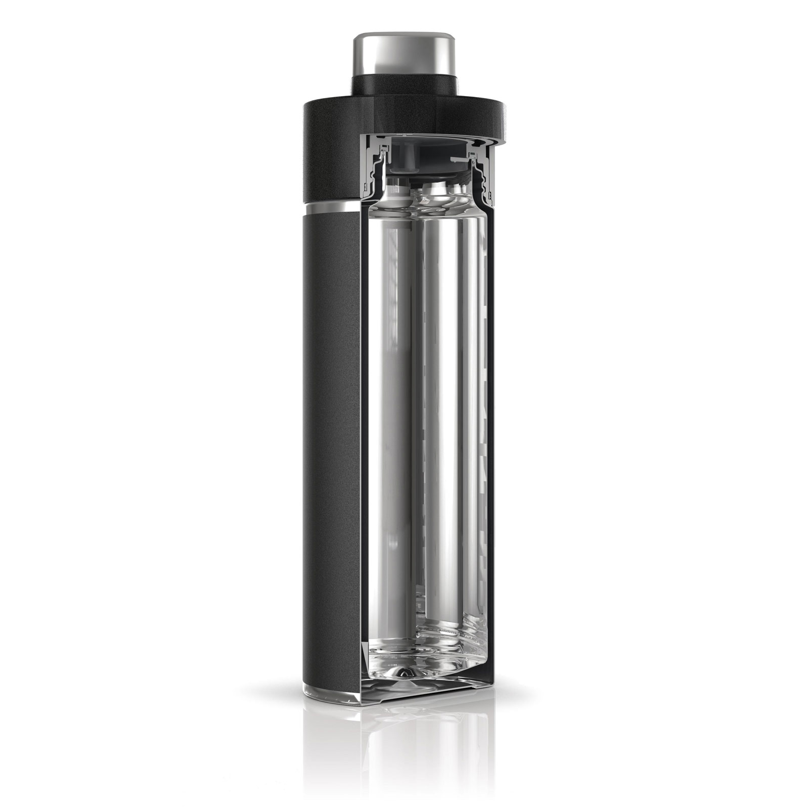 Ninja DW1801EUUKBK Thirsti 530ml Travel Bottle Black Trinkflasche