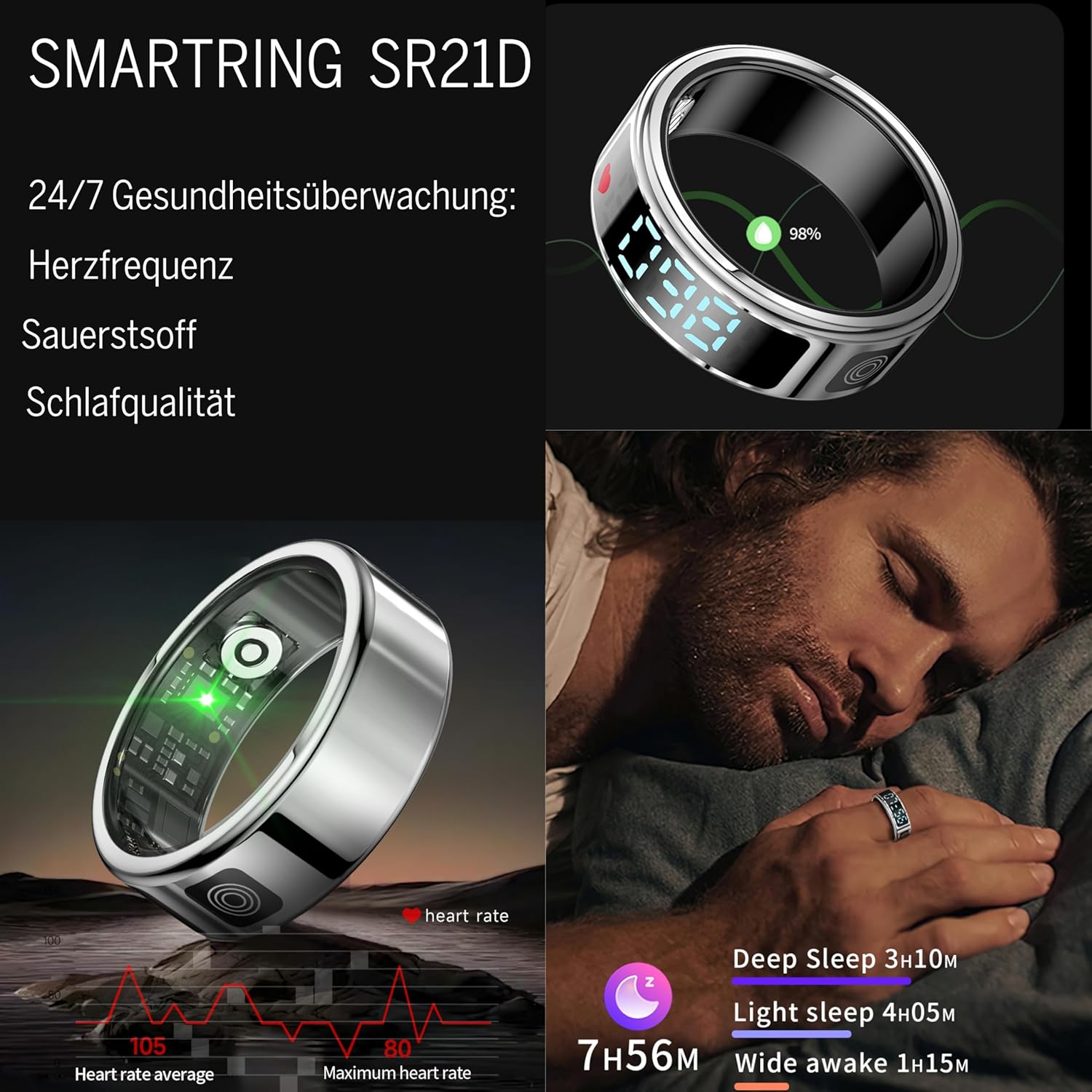 Beafon, felixx, Smart Ring, SR21D, LED-Display, Touch Button