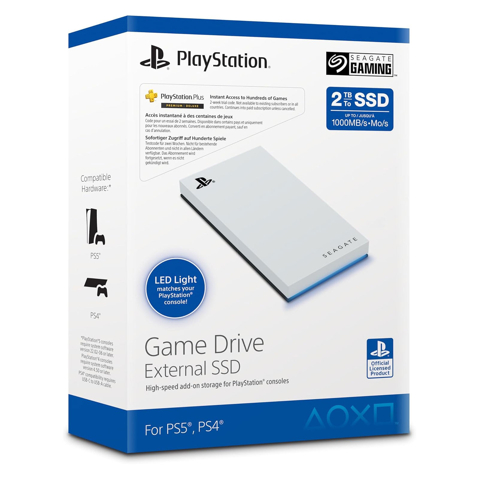 Seagate Game Drive for PS 2TB SSD
