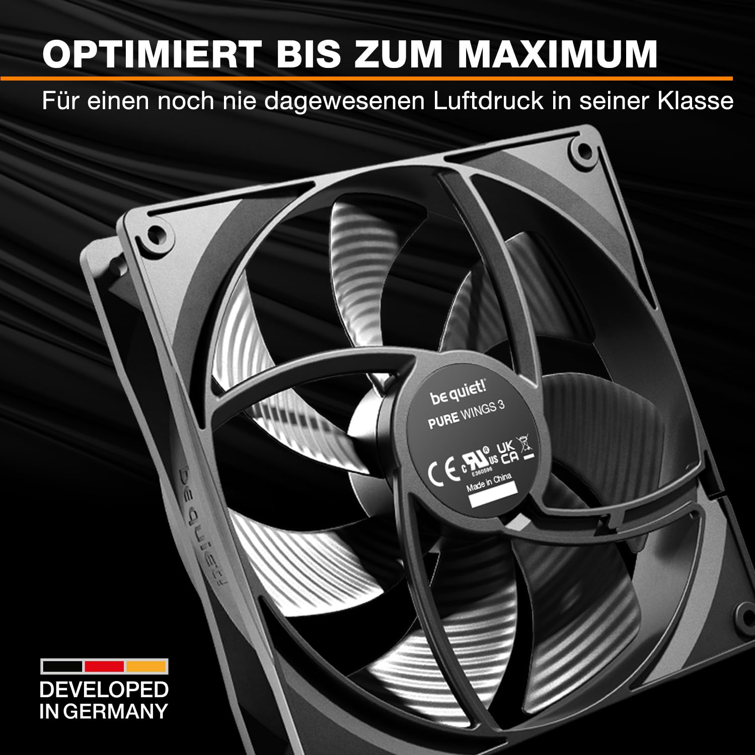 be quiet! Pure Wings 3 140mm PWM Lüfter, 3 Lüfter