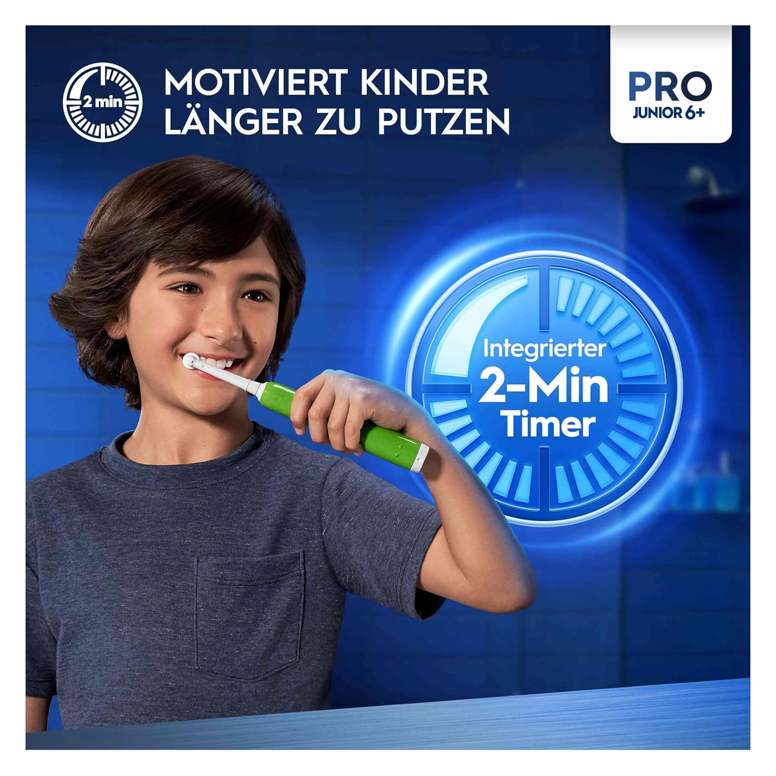 Oral-B Zahnbürste Pro Junior Green Oral-B Zahnbürste Pro Junior Green