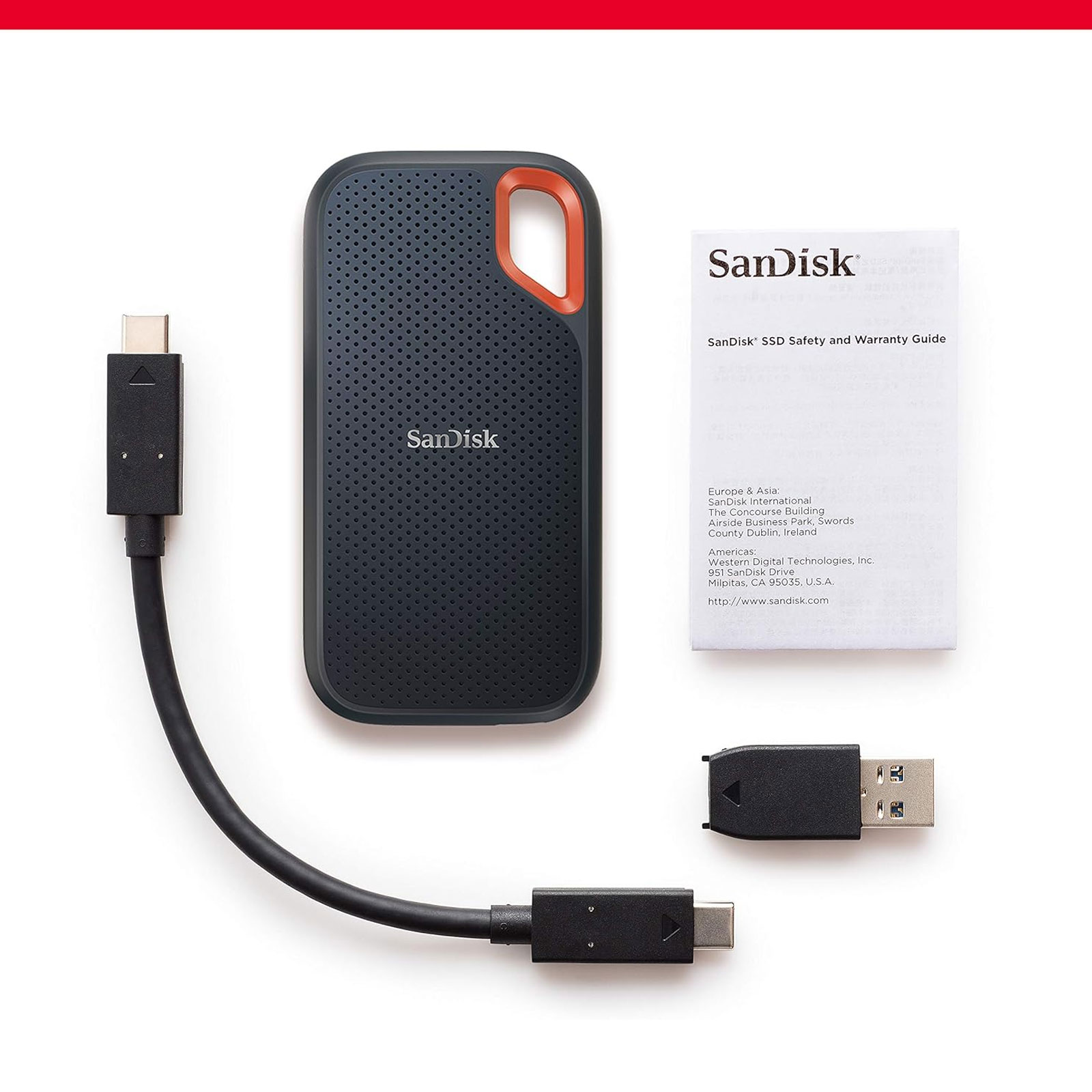 SanDisk Extreme Portable SSD V2 4 TB Externe SSD-Festplatte