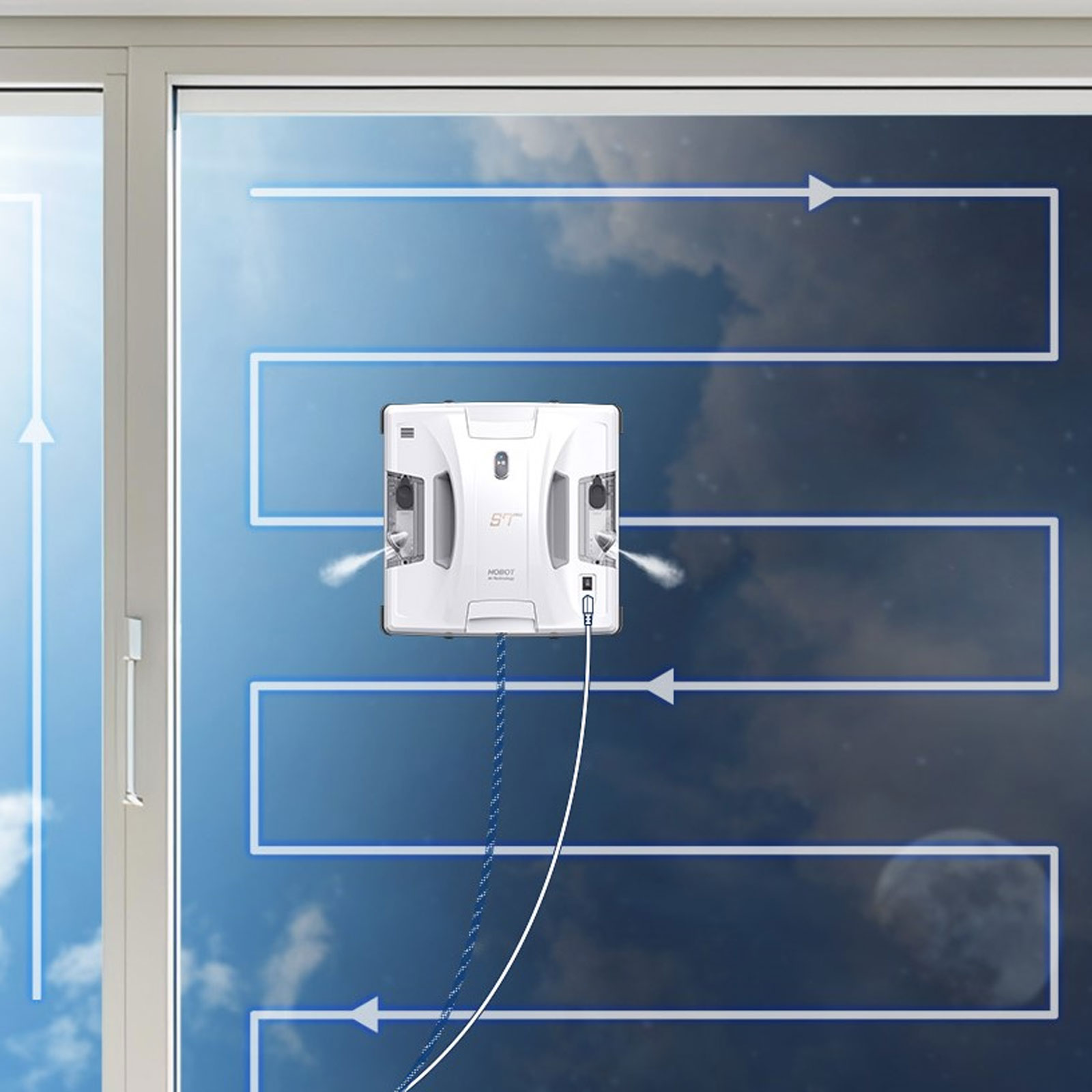 Hobot  S-7 Pro Fensterputzroboter, Weiss