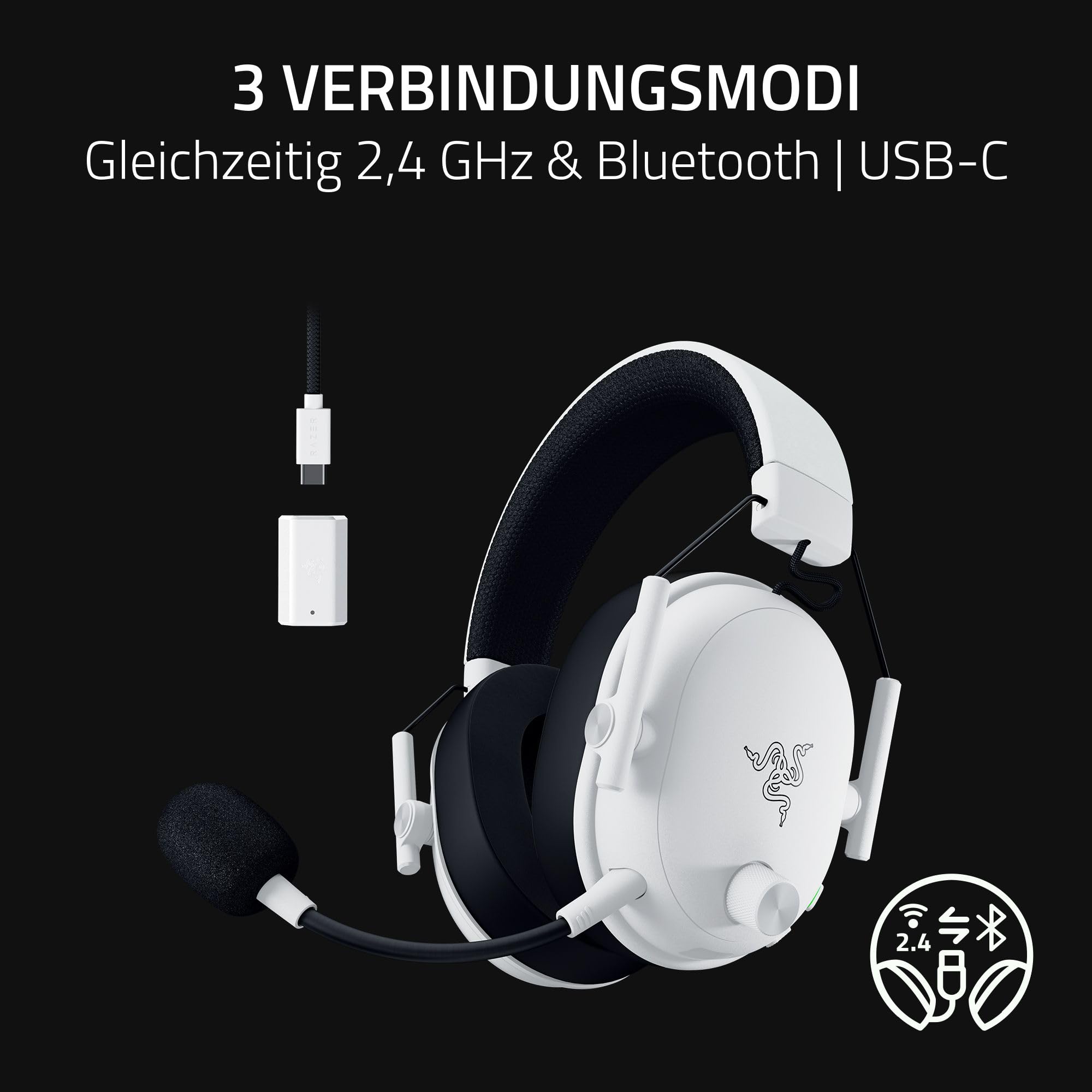 Razer BlackShark V3 - Kabelloses E-Sport-Headset